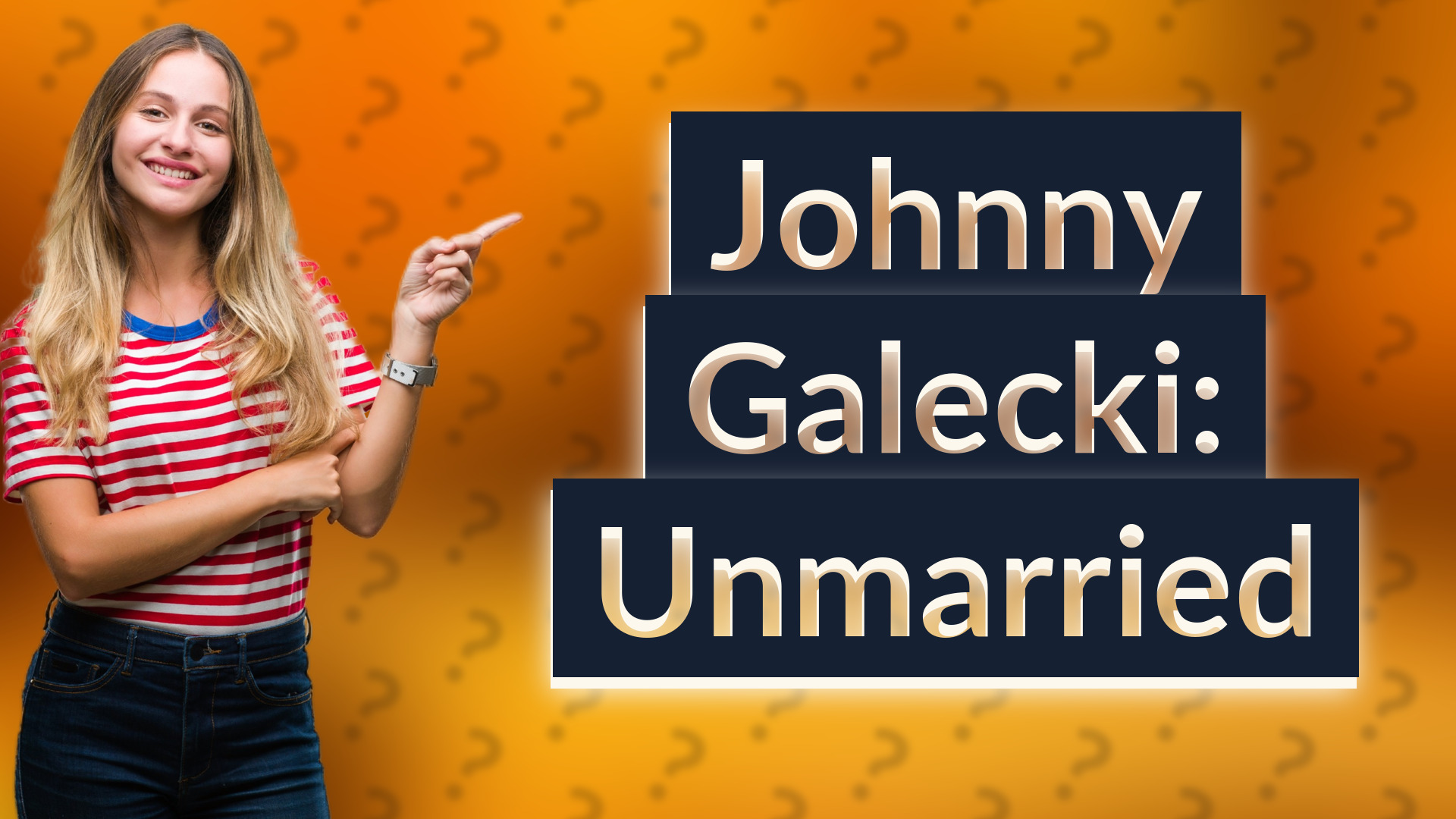 Johnny Galecki: Unmarried