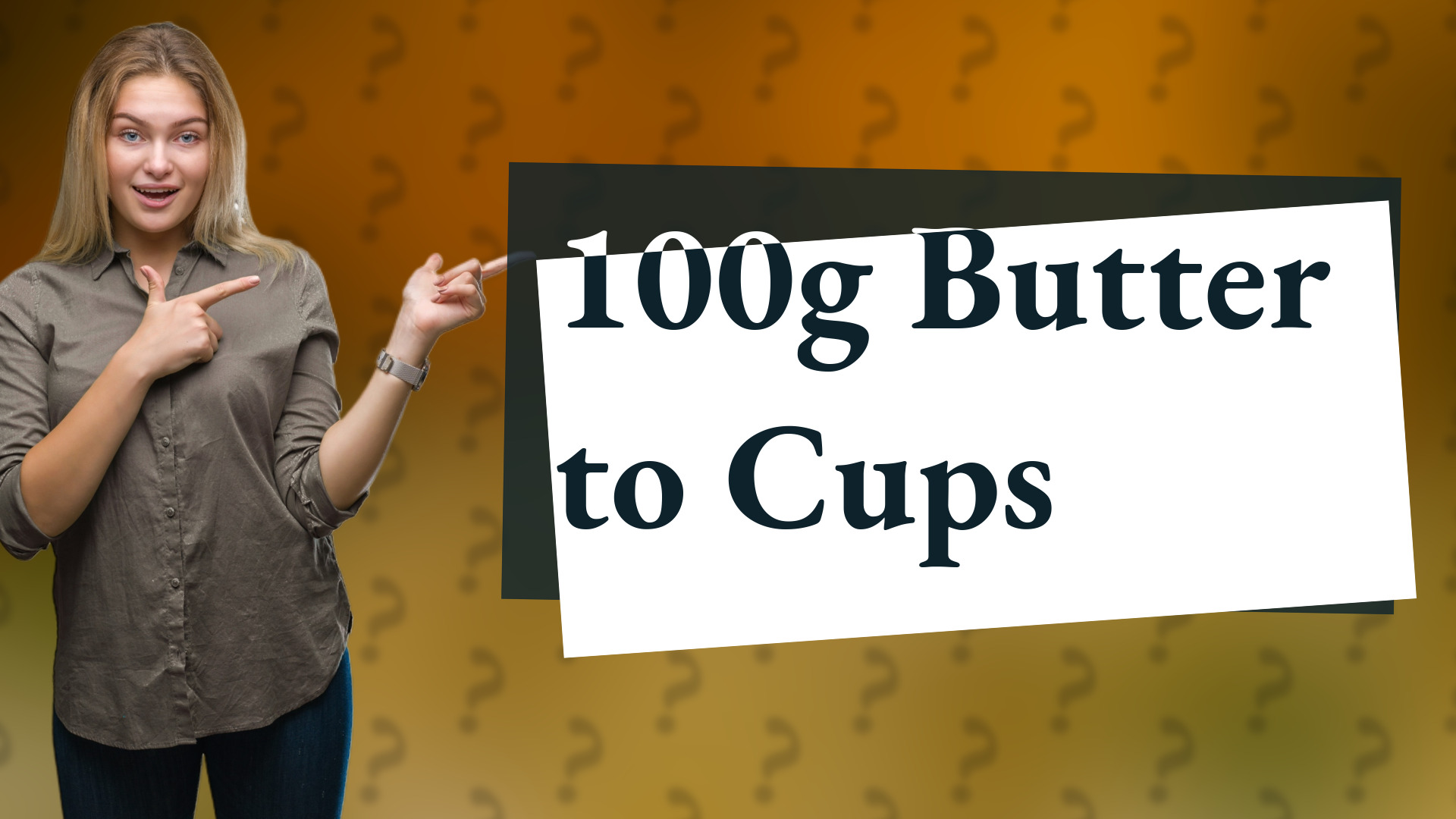 100g Butter to Cups
