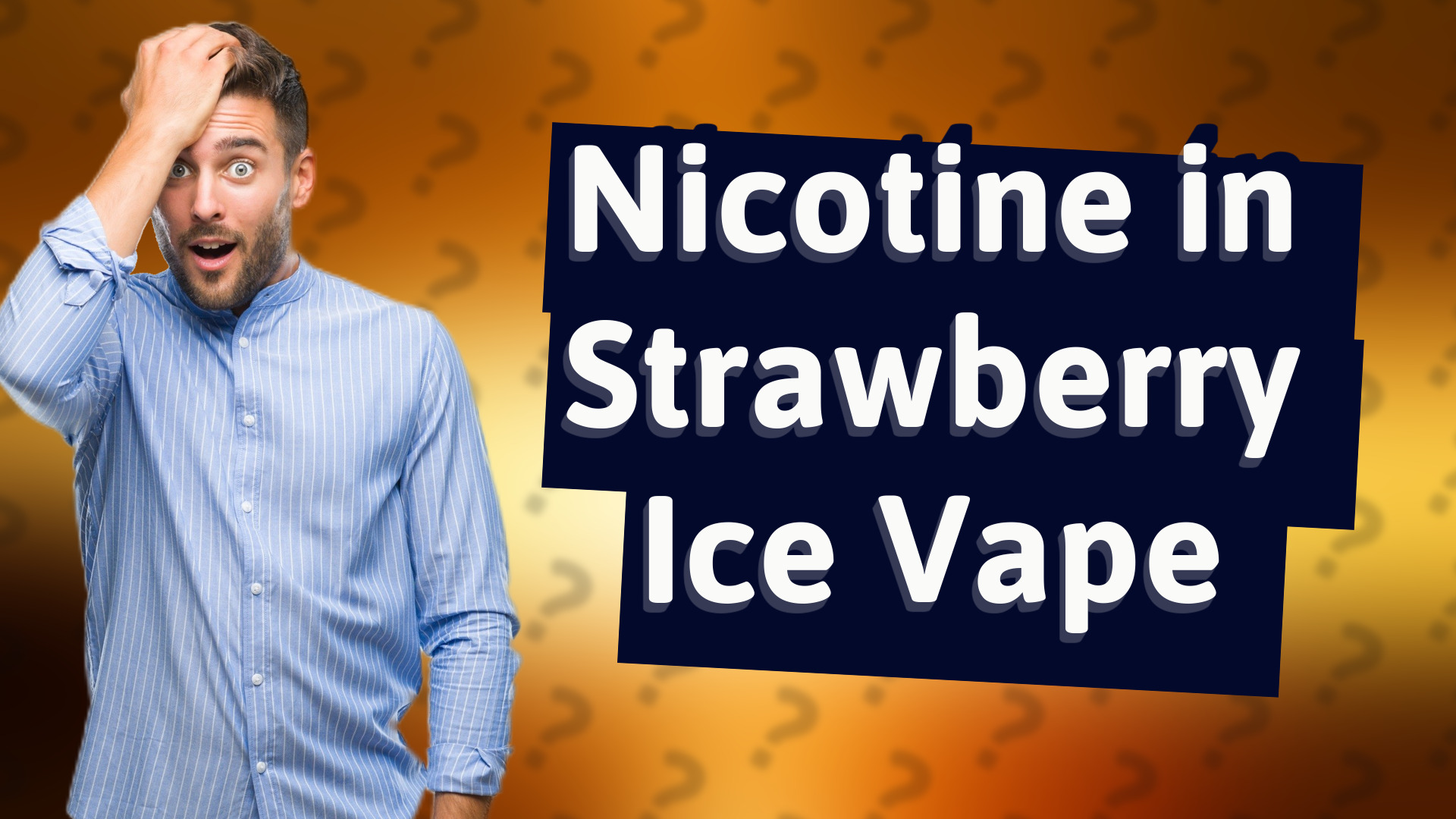 Nicotine in Strawberry Ice Vape
