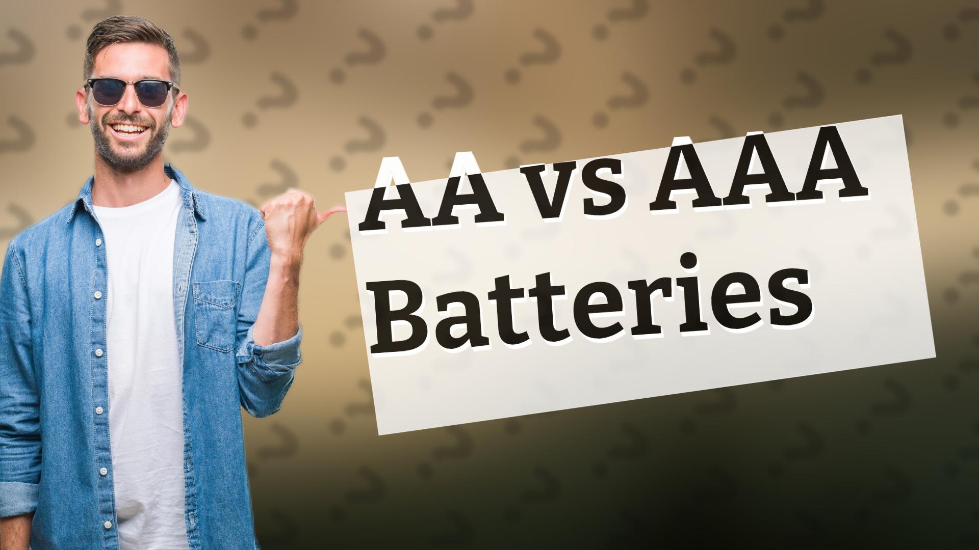 AA vs AAA Batteries