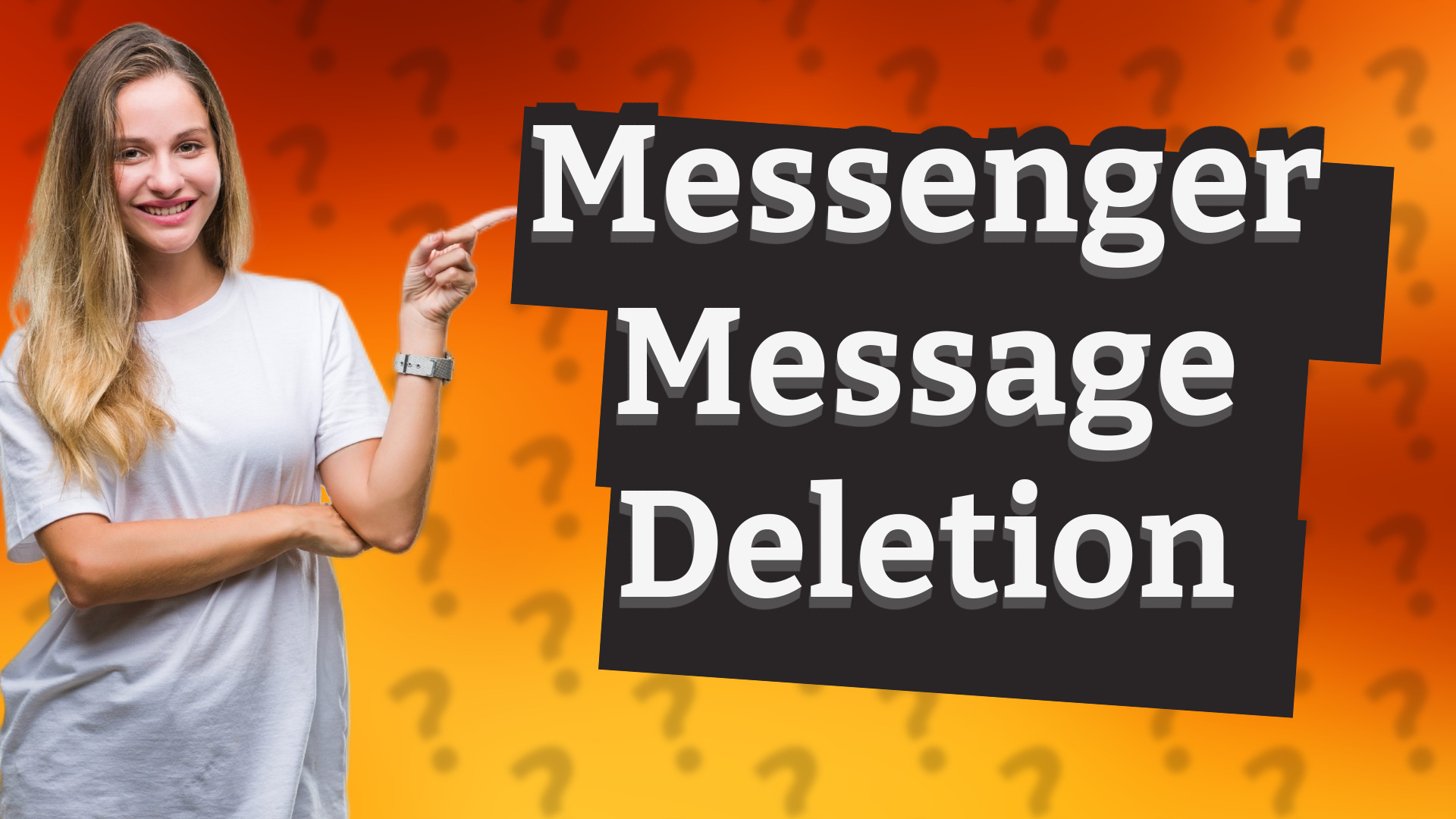 Messenger Message Deletion