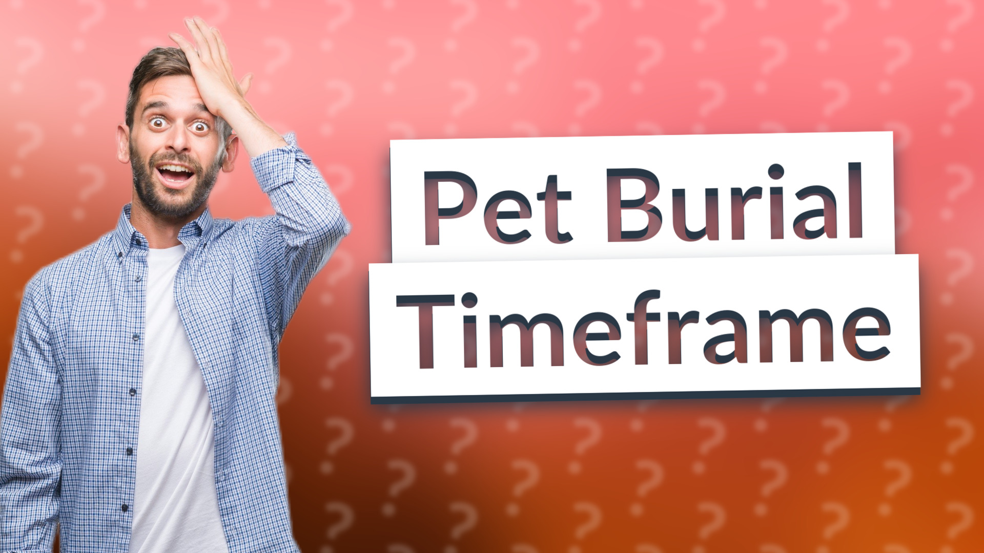 Pet Burial Timeframe