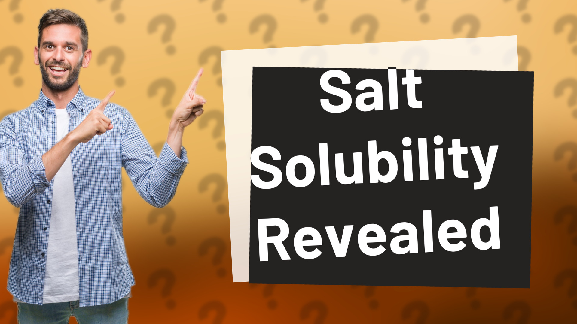 Salt Solubility Revealed