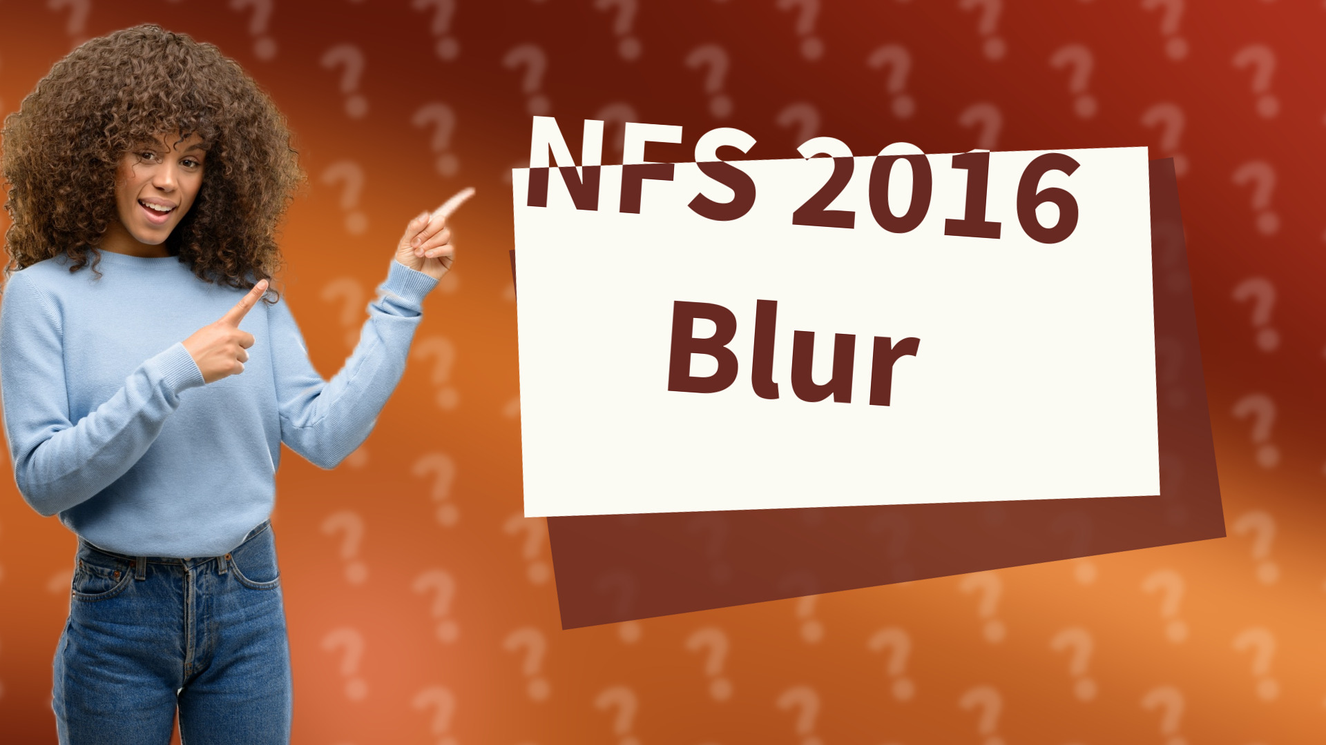 NFS 2016 Blur