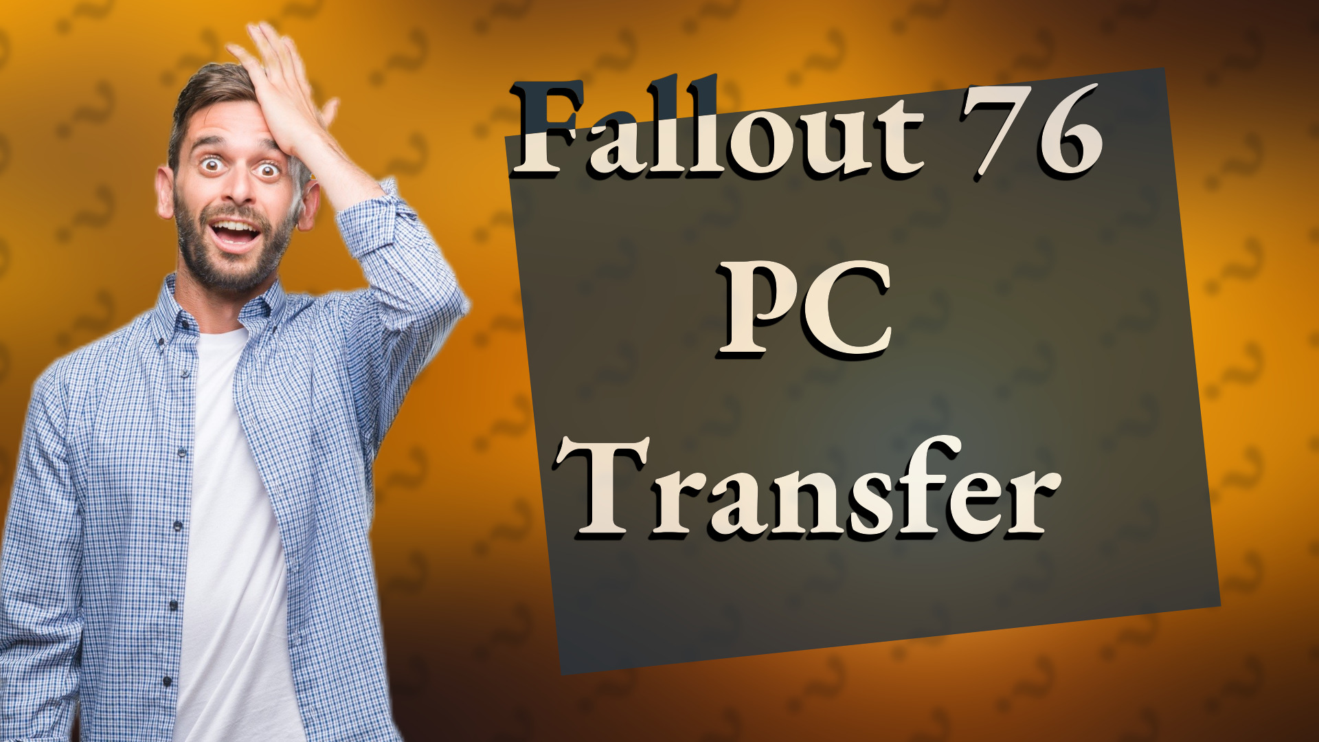 Fallout 76 PC Transfer