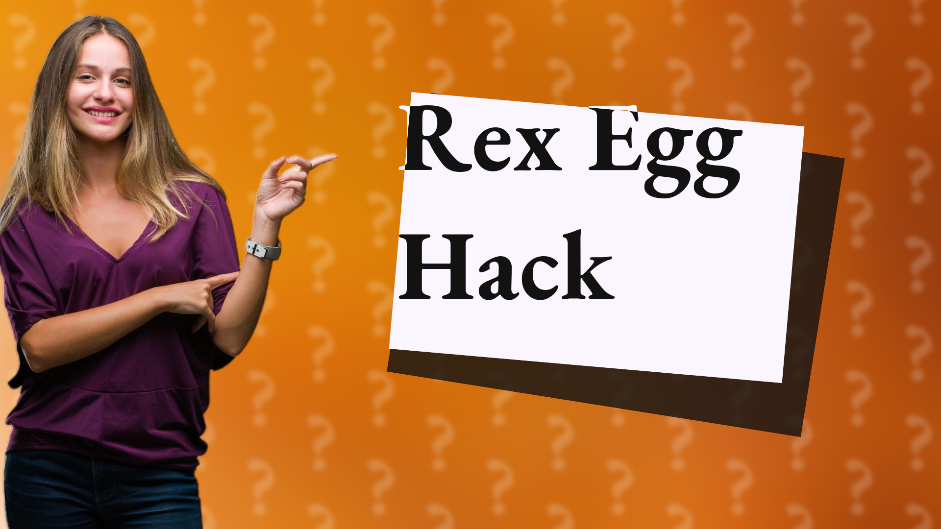 Rex Egg Hack