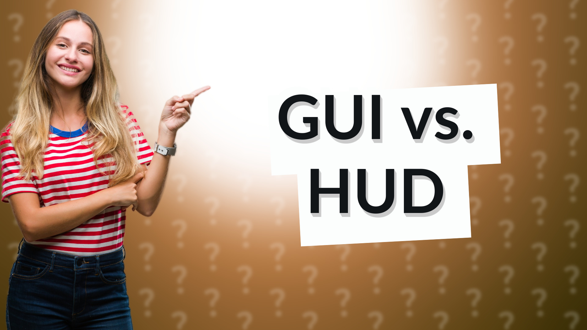 GUI vs. HUD