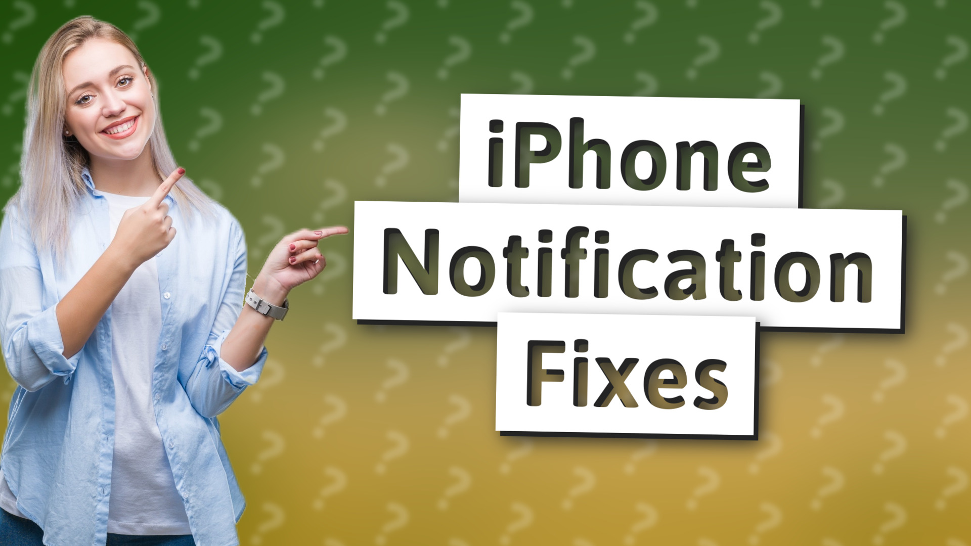 iPhone Notification Fixes