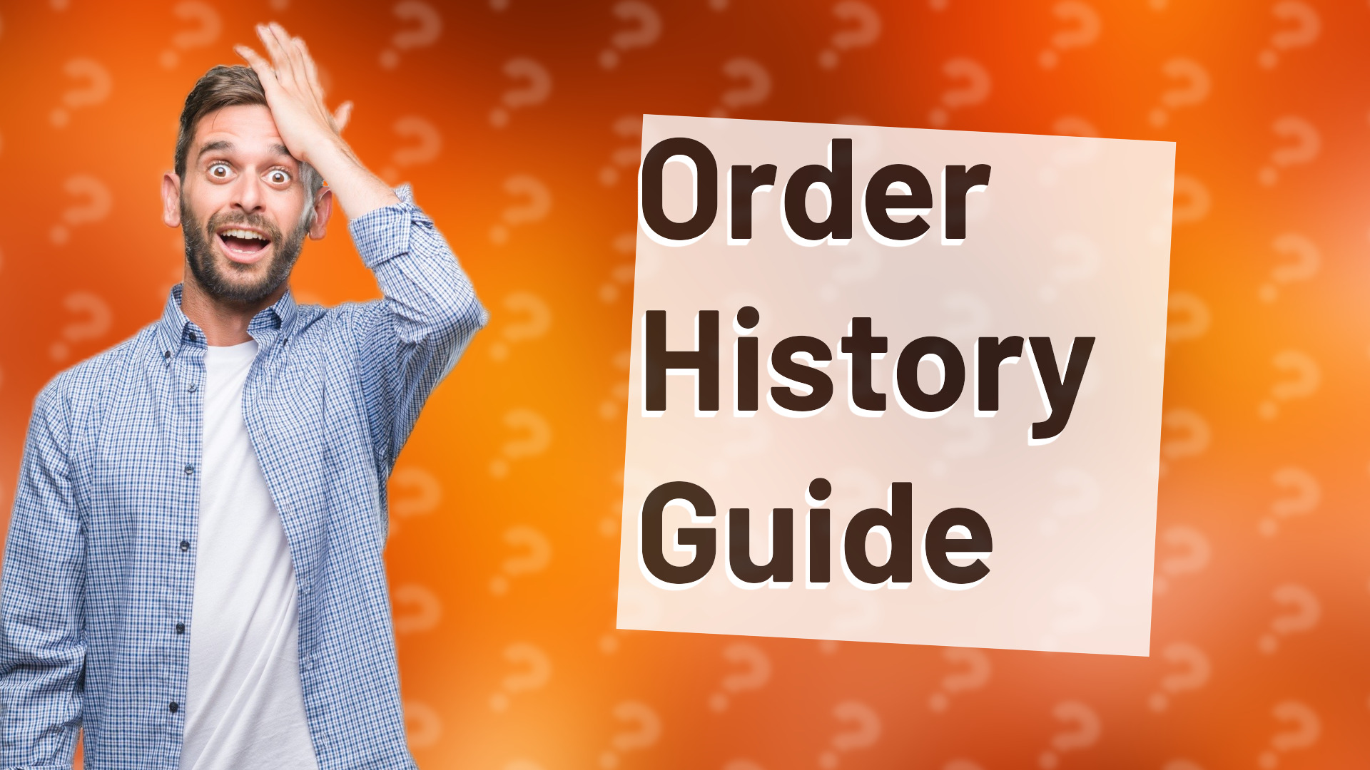 Order History Guide