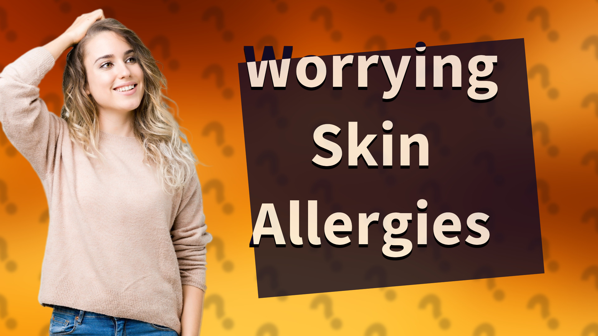 Worrying Skin Allergies