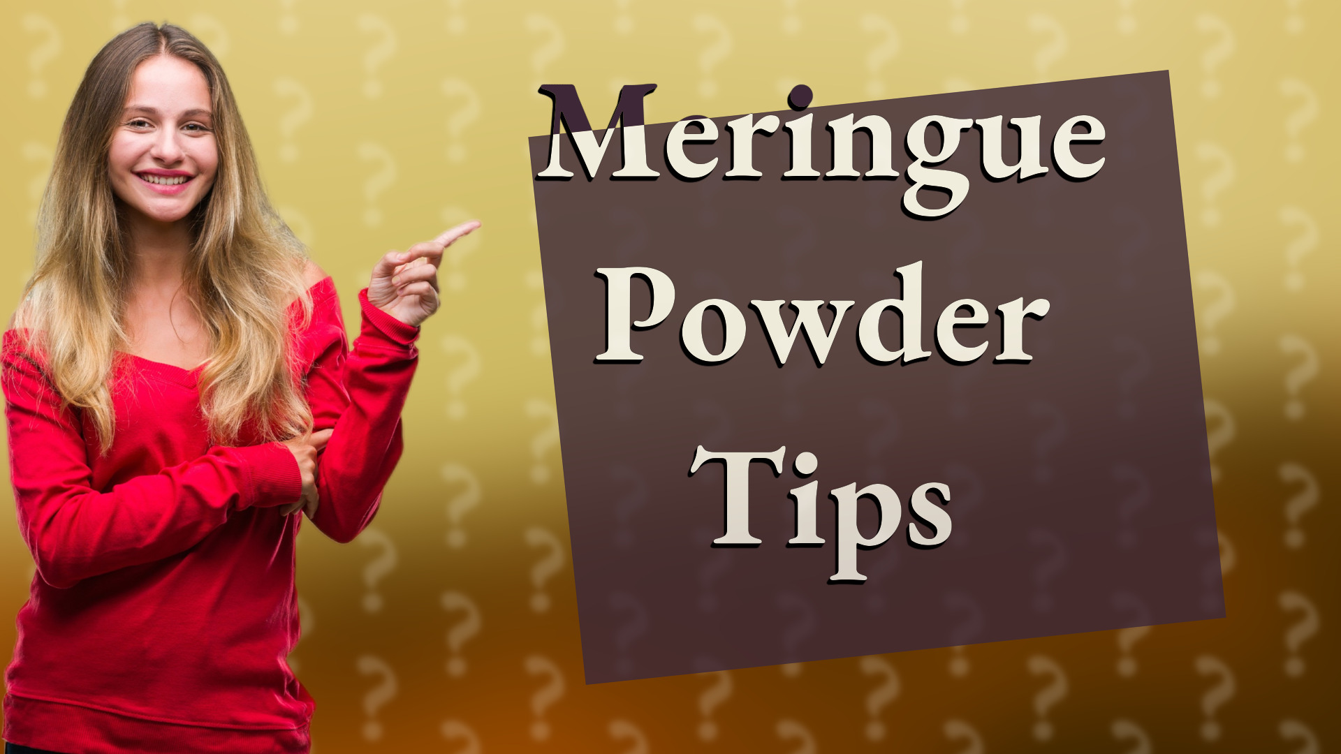 Meringue Powder Tips