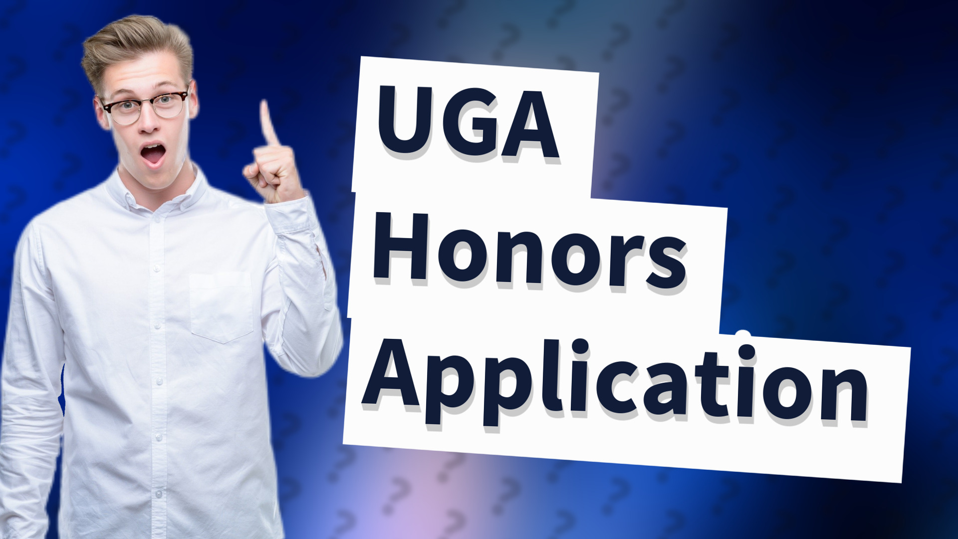 UGA Honors Application