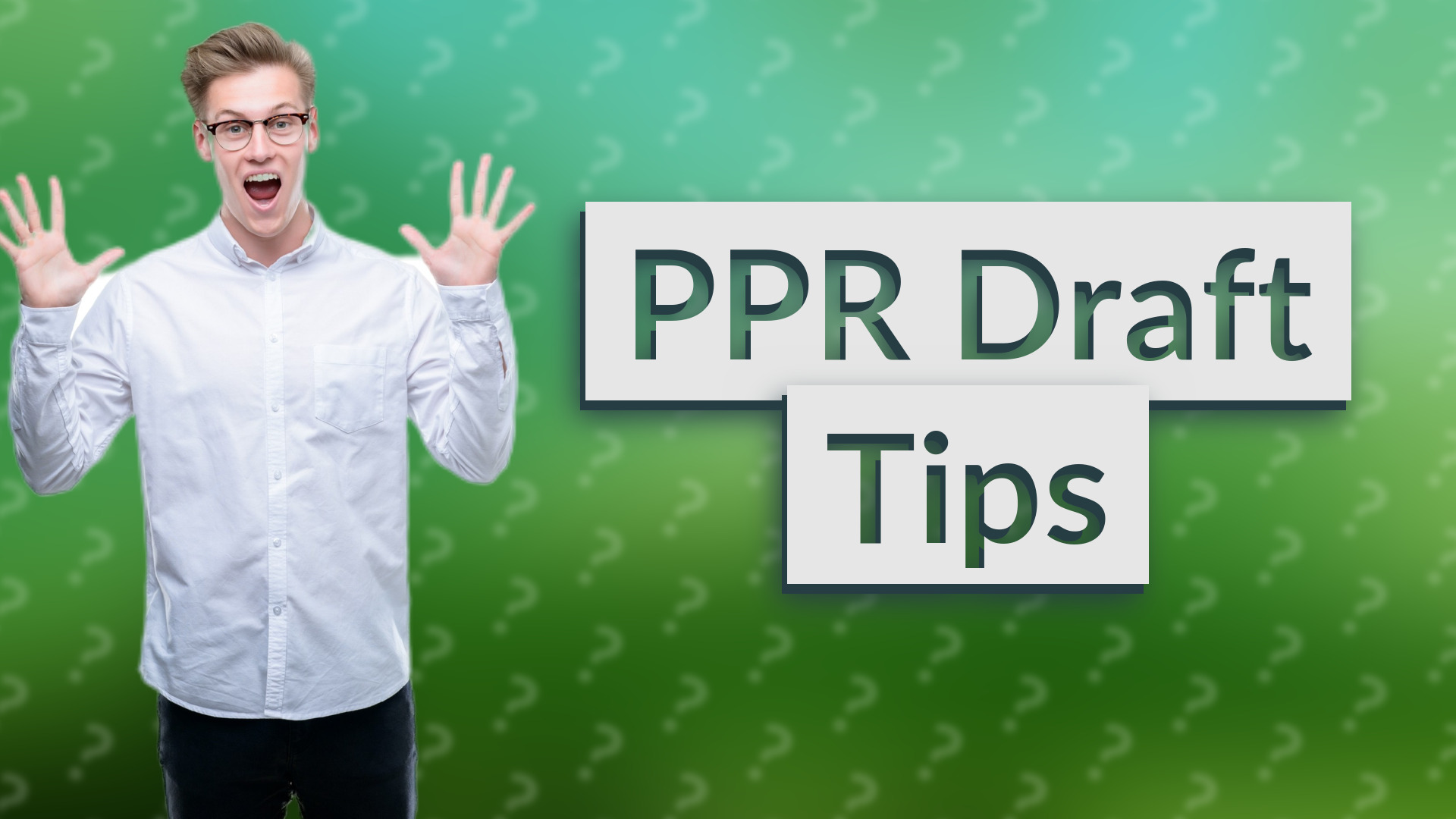 PPR Draft Tips