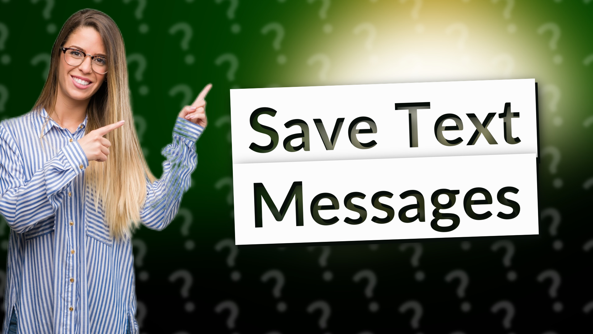 Save Text Messages