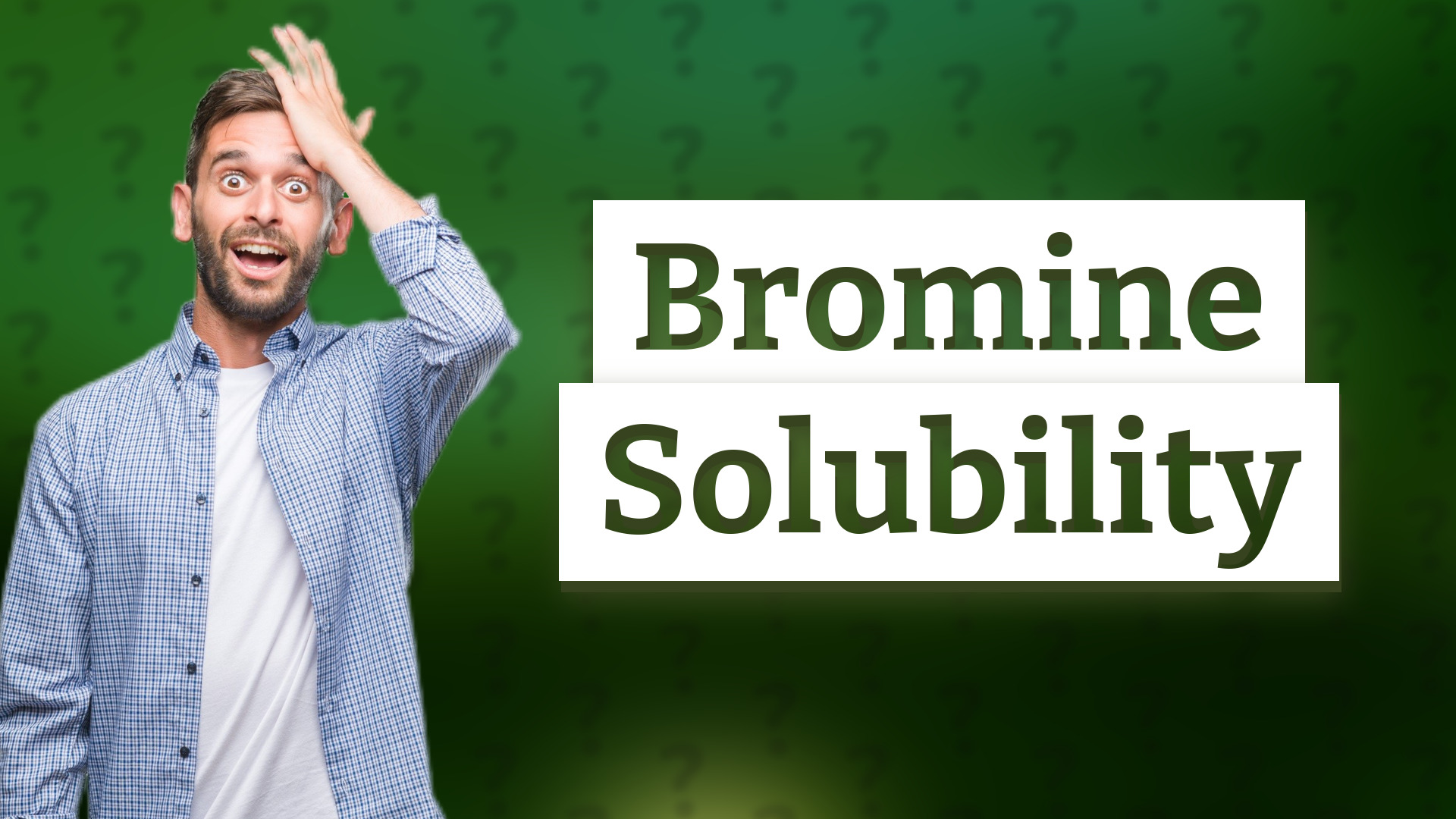 Bromine Solubility