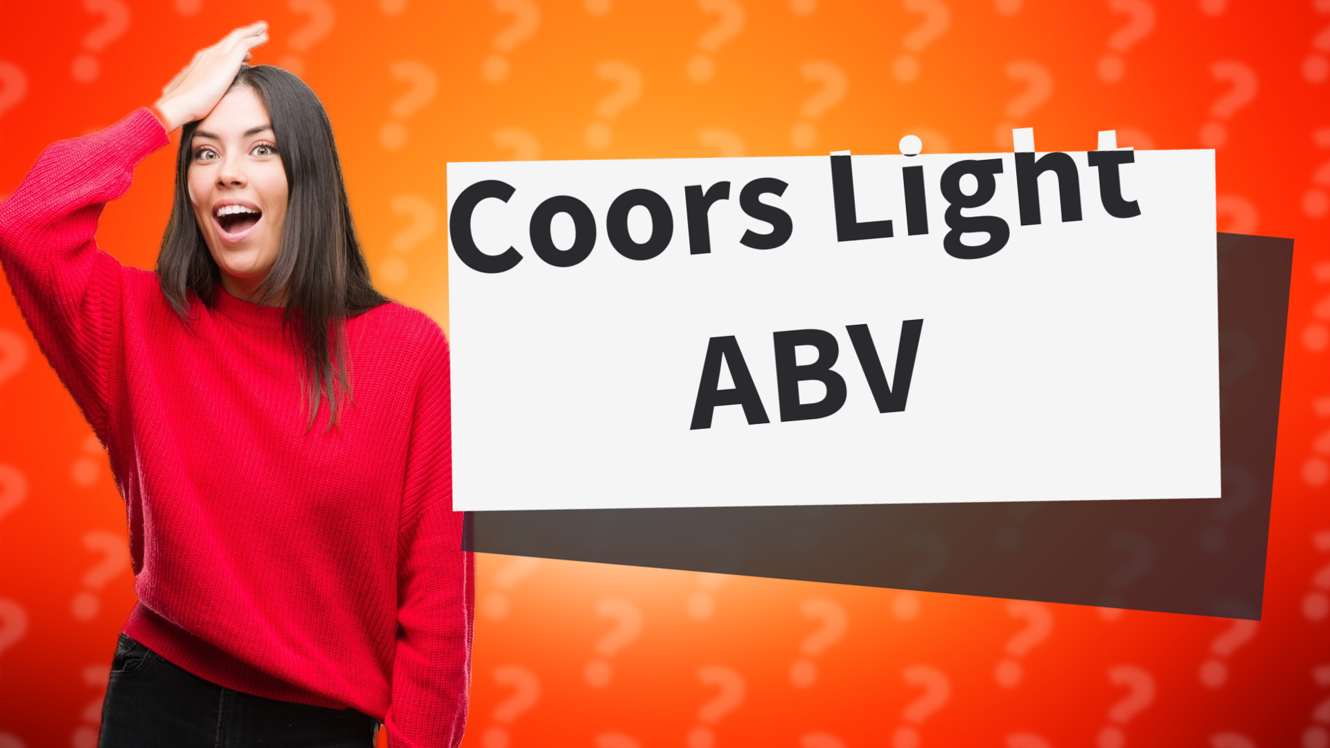 Coors Light ABV