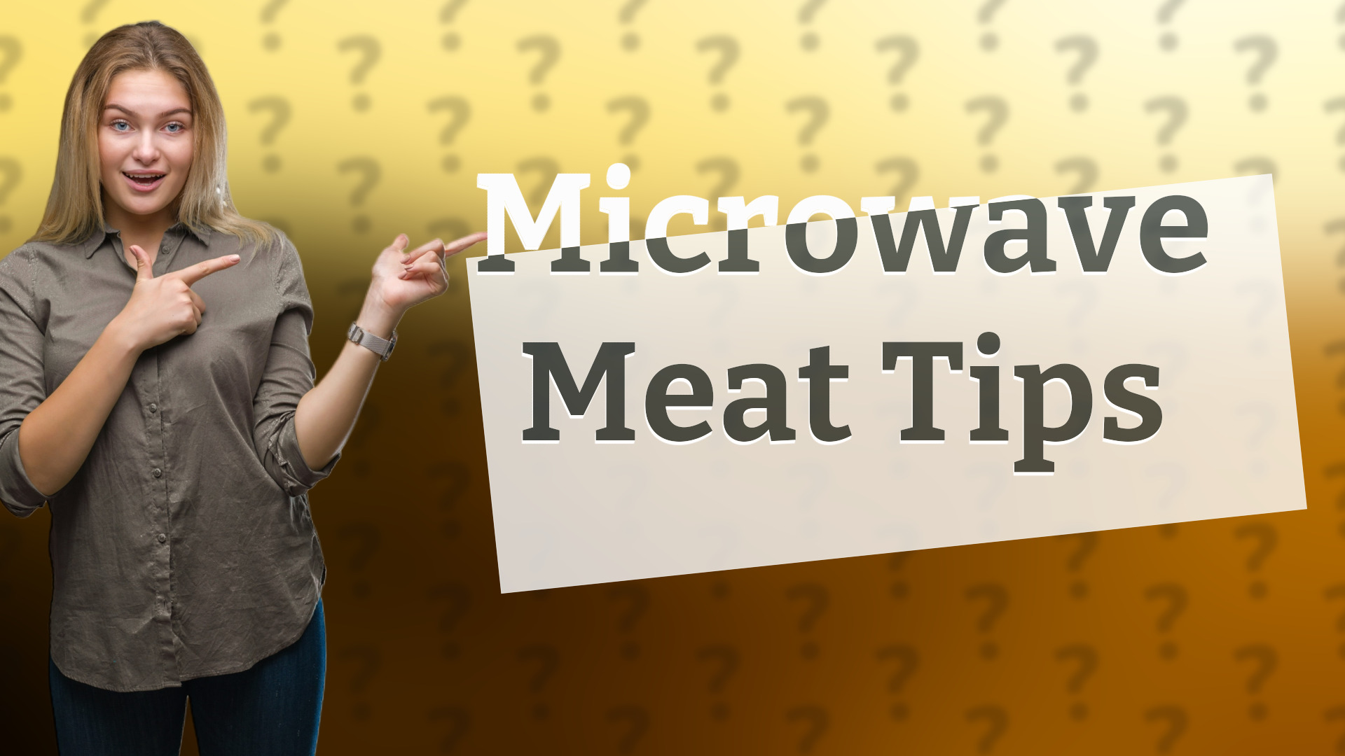 Microwave Meat Tips