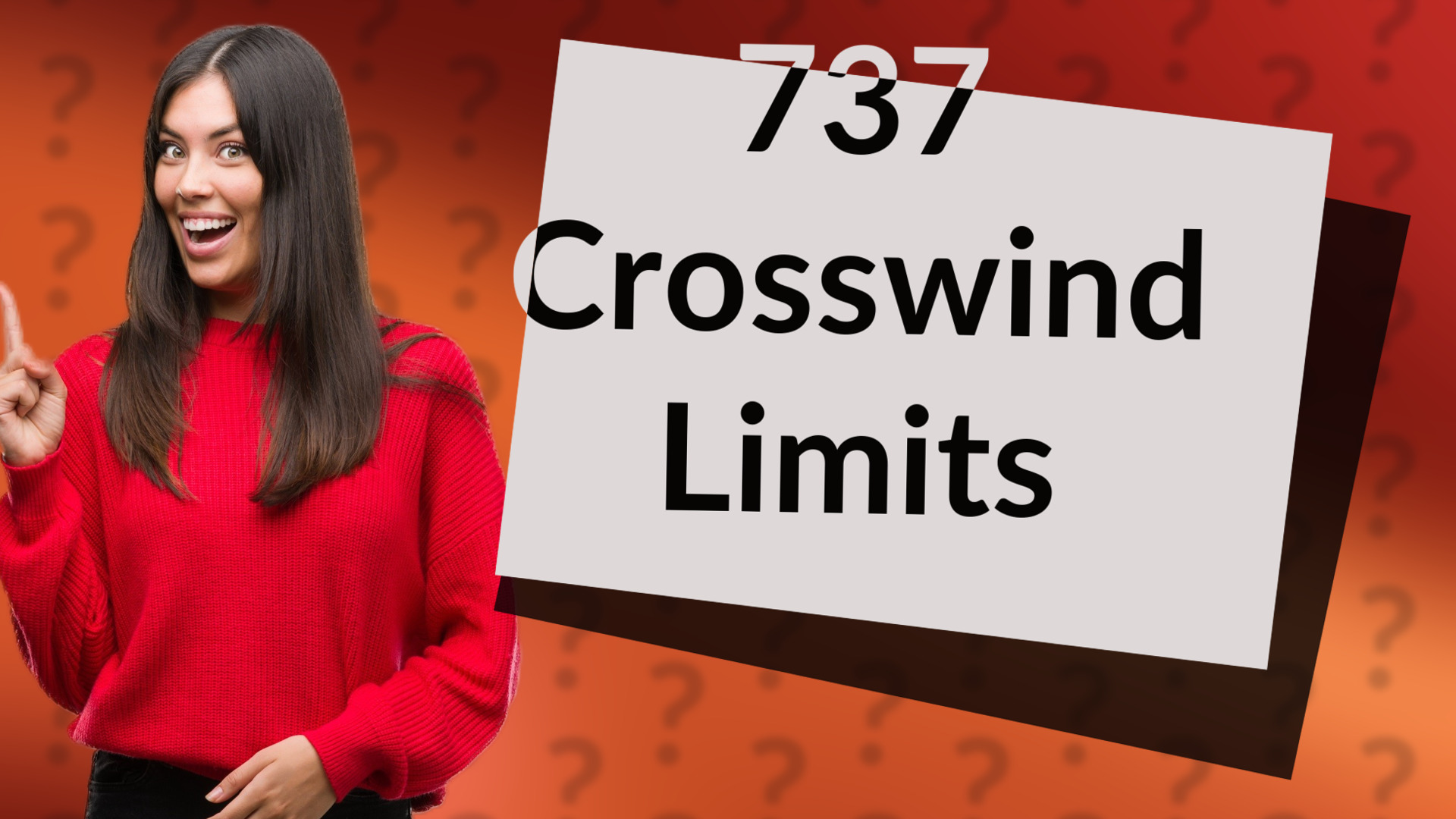 737 Crosswind Limits