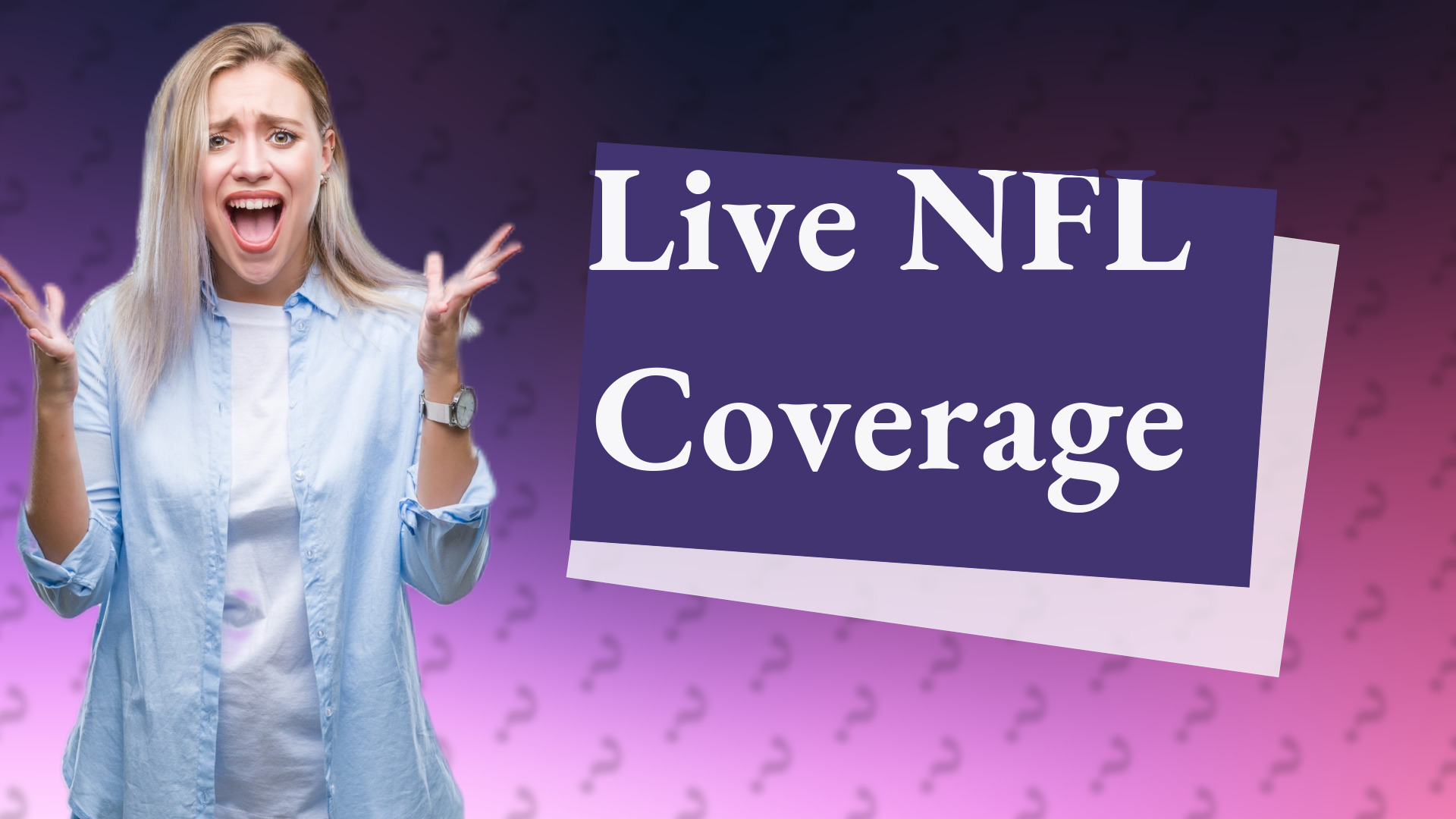 Live NFL Coverage