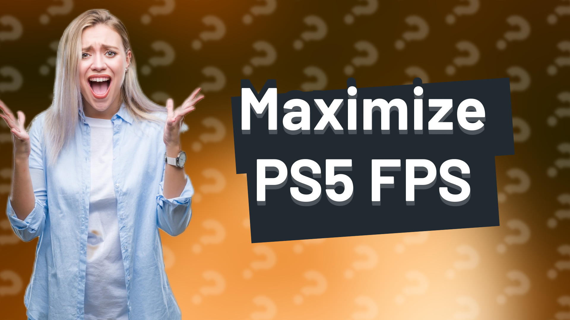 Maximize PS5 FPS