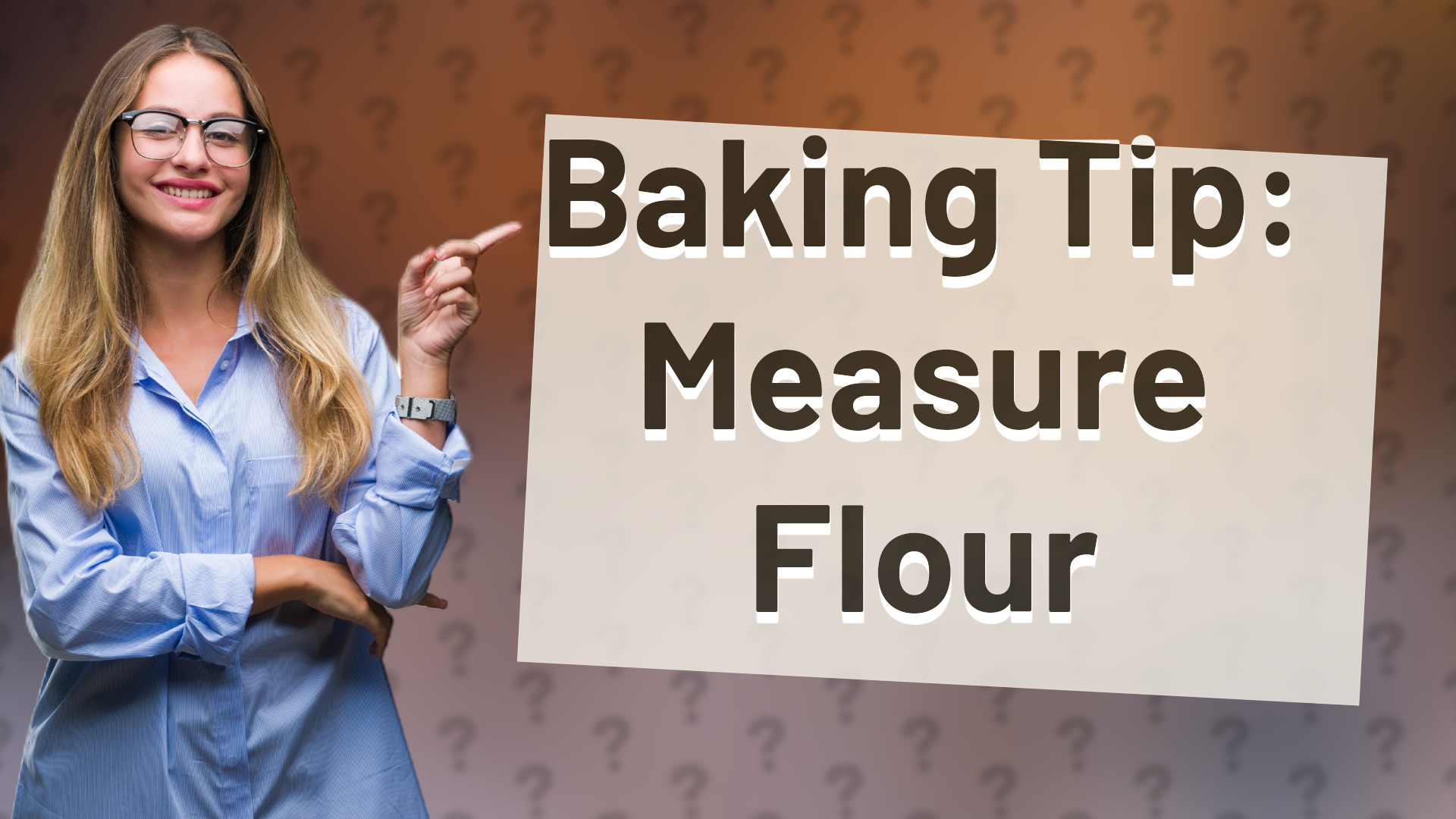 Baking Tip: Measure Flour