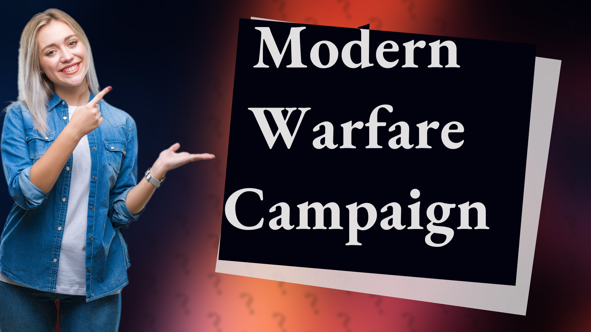 Modern Warfare Campaign