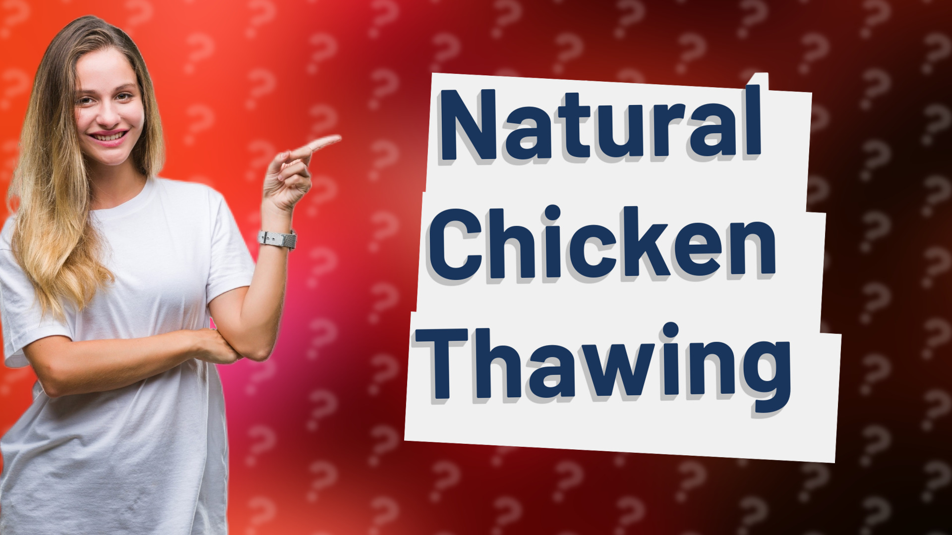 Natural Chicken Thawing