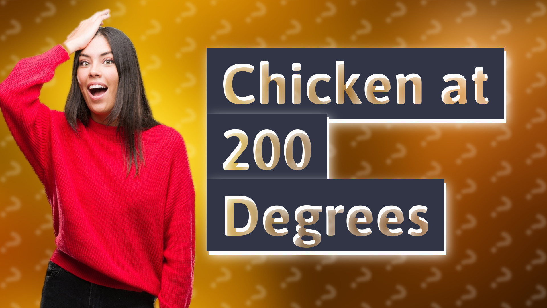 Chicken at 200 Degrees