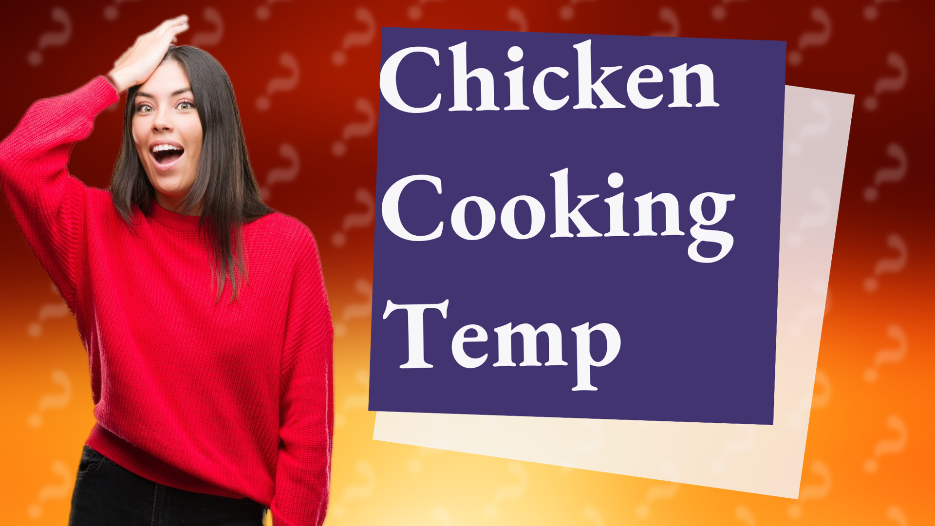 Chicken Cooking Temp