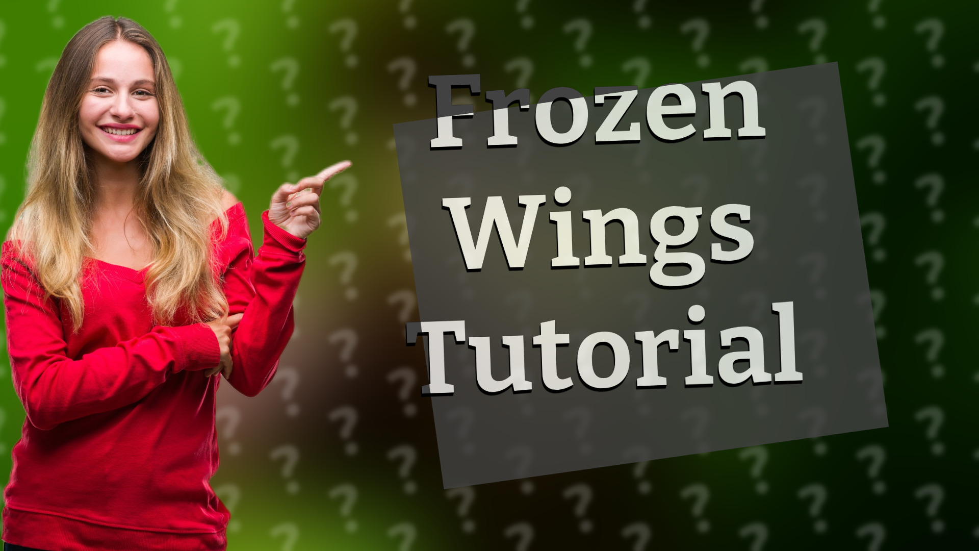 Frozen Wings Tutorial