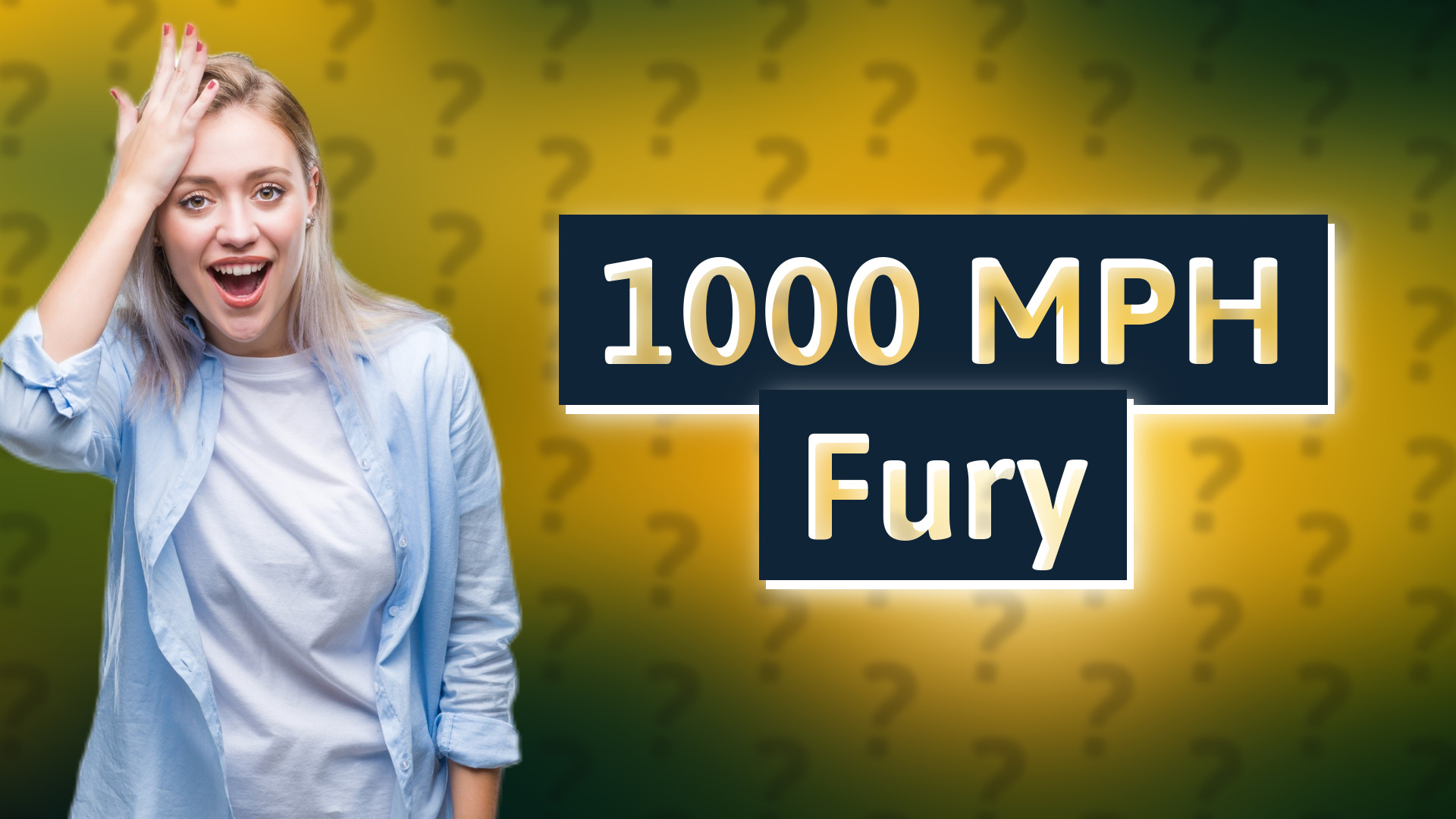 1000 MPH Fury