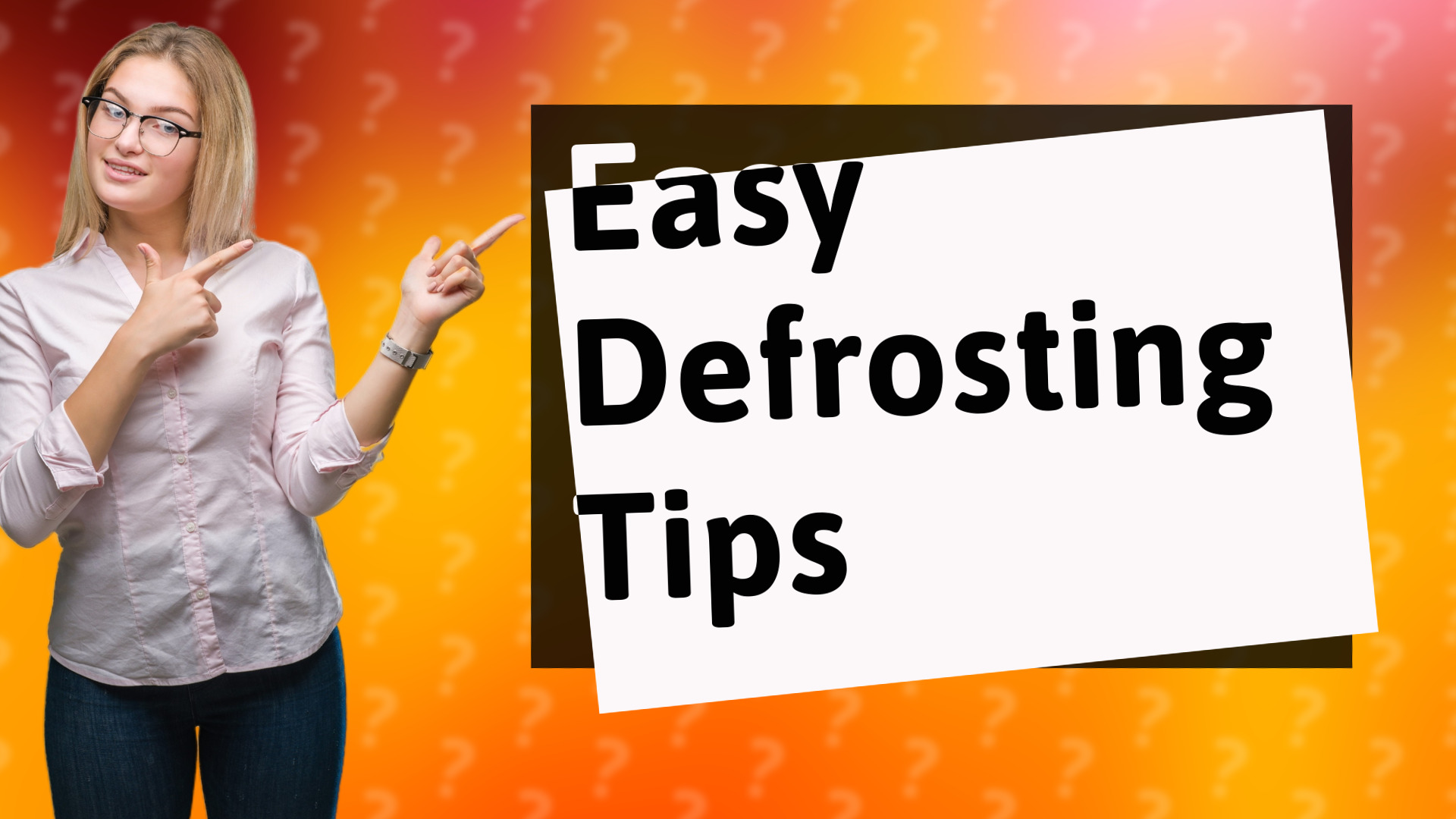 Easy Defrosting Tips