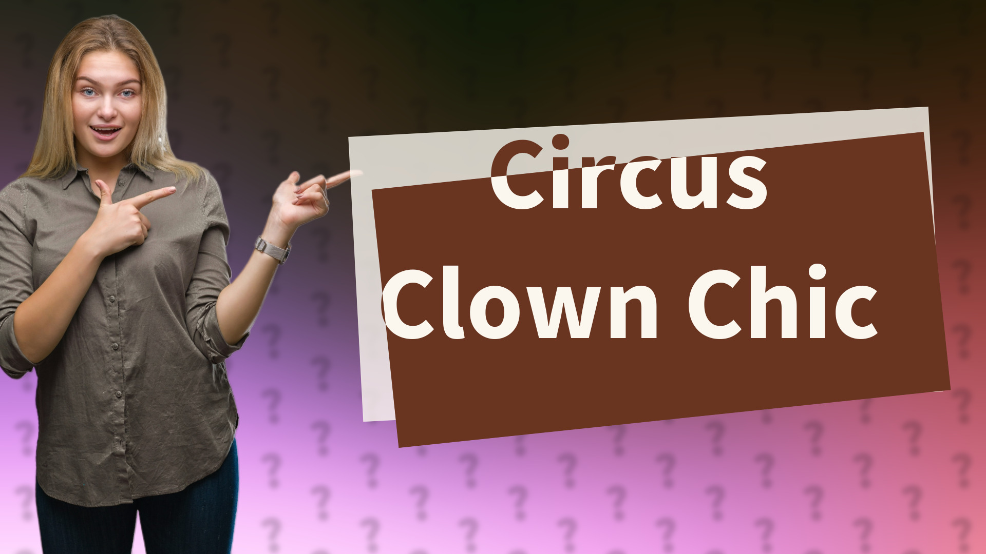 Circus Clown Chic