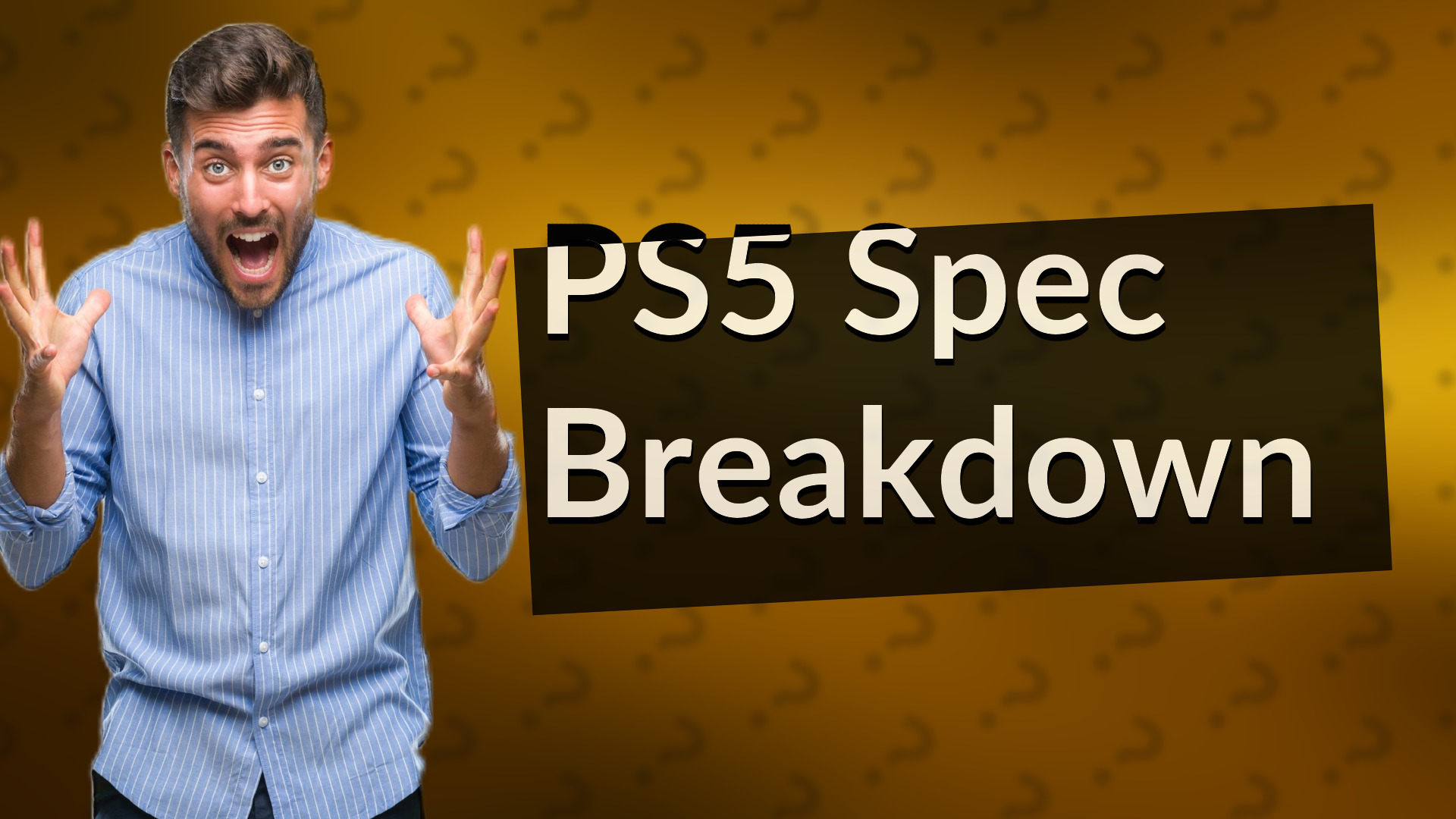 PS5 Spec Breakdown