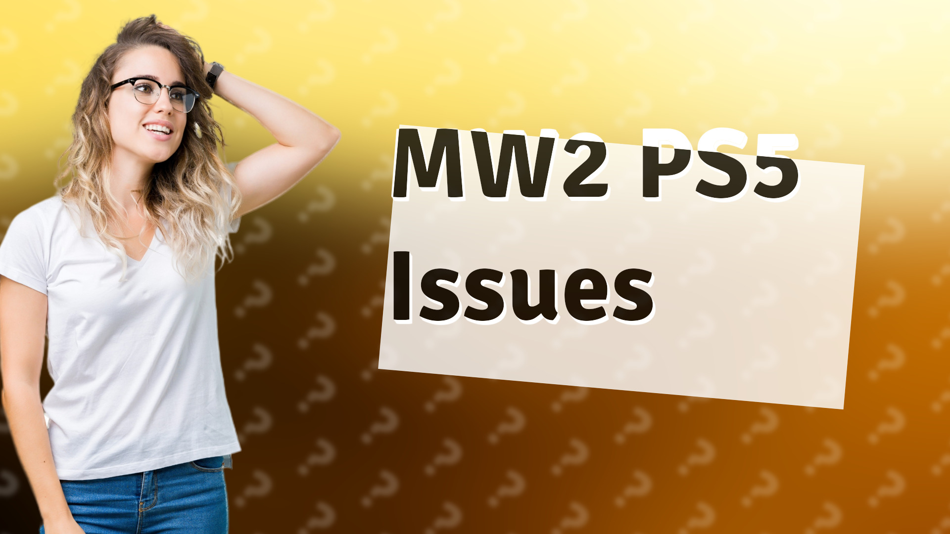 MW2 PS5 Issues