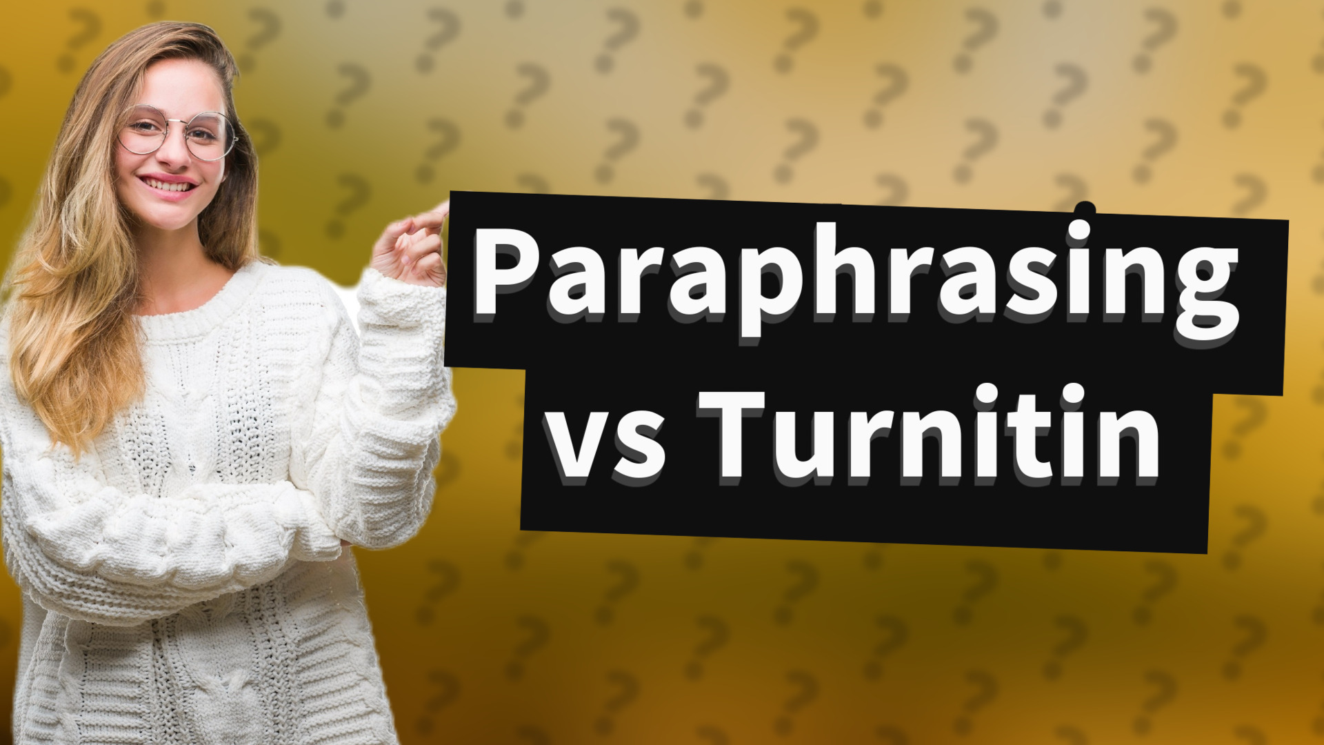 Paraphrasing vs Turnitin