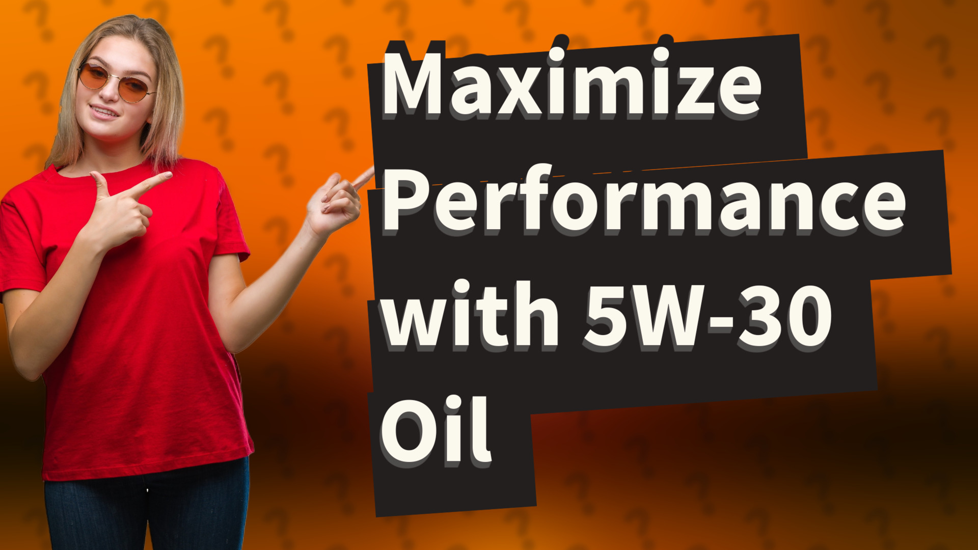 Maximize Performance with 5W-30 Oil