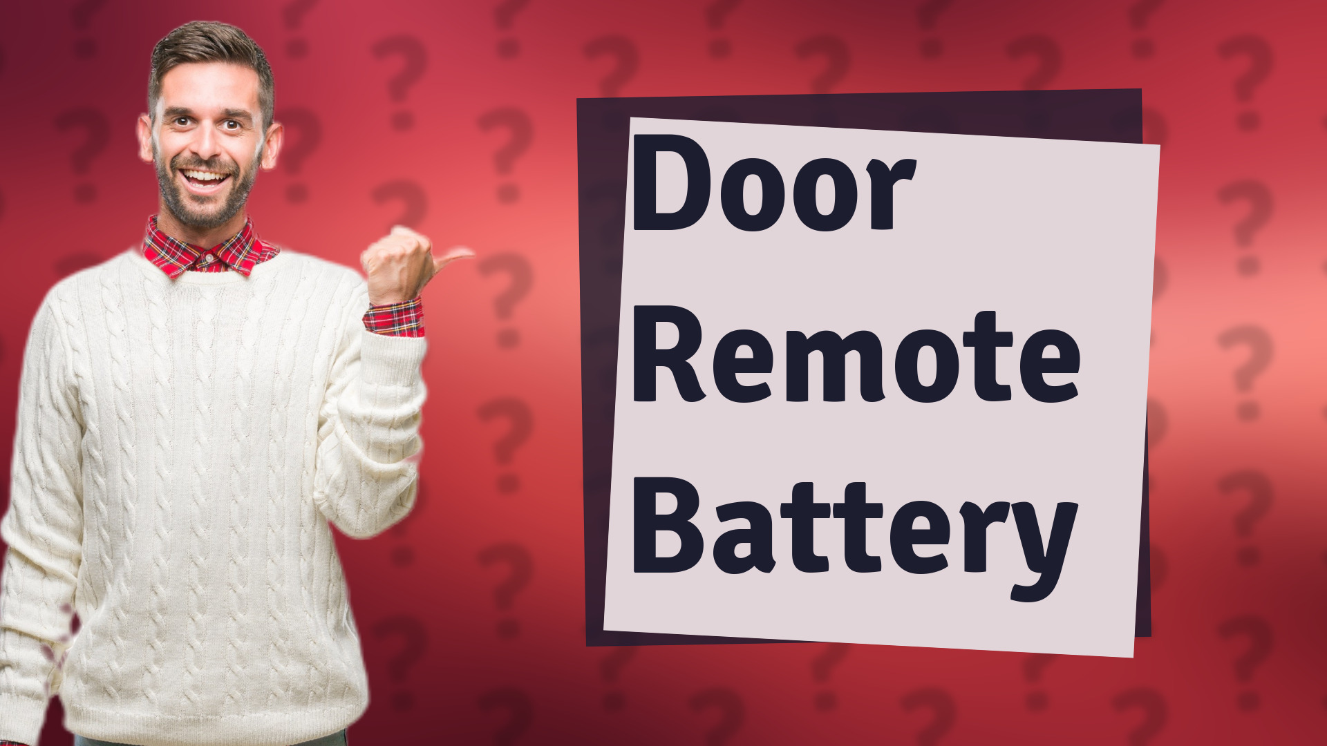 Door Remote Battery