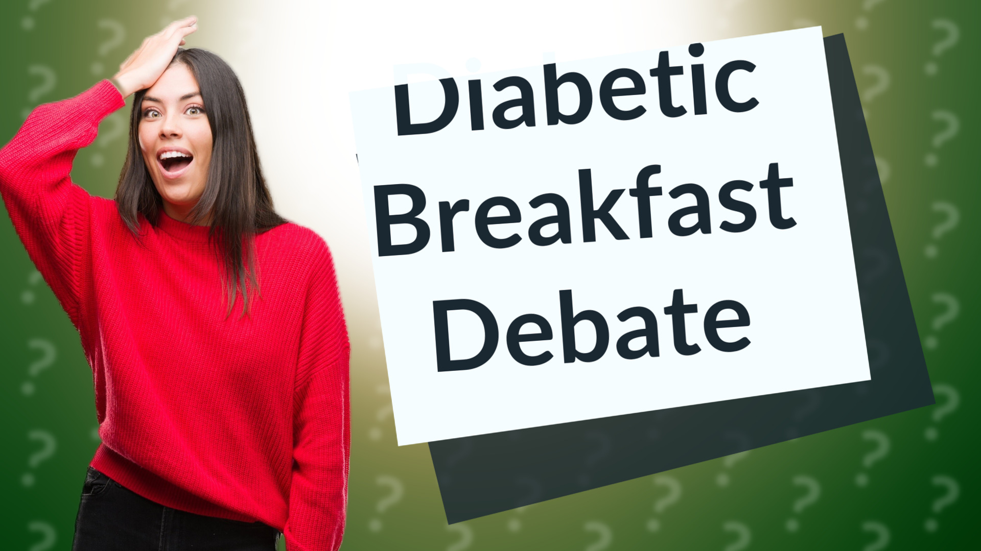 Diabetic Breakfast Debate