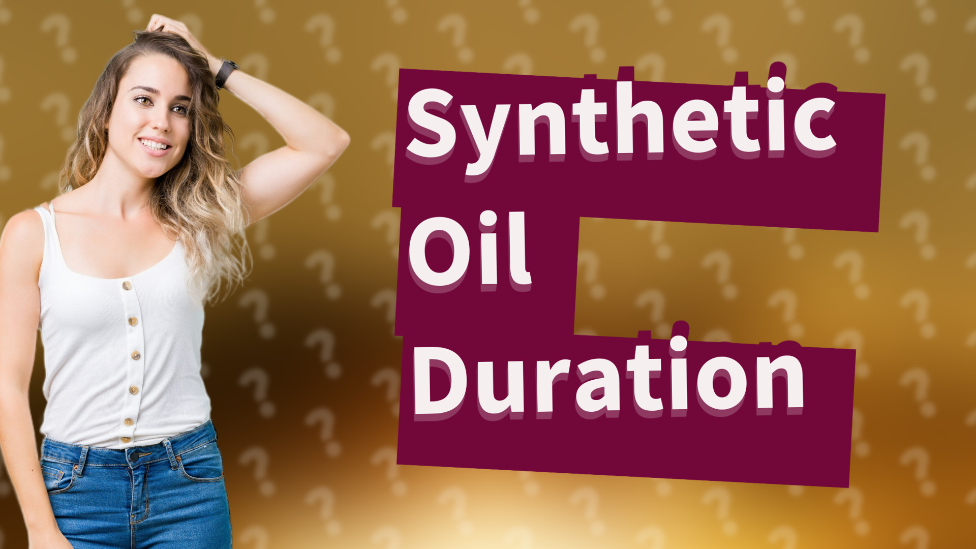 Synthetic Oil Duration
