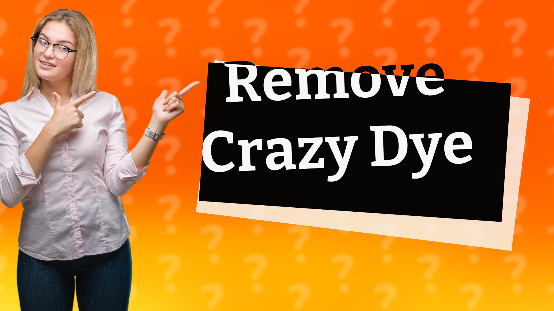Remove Crazy Dye
