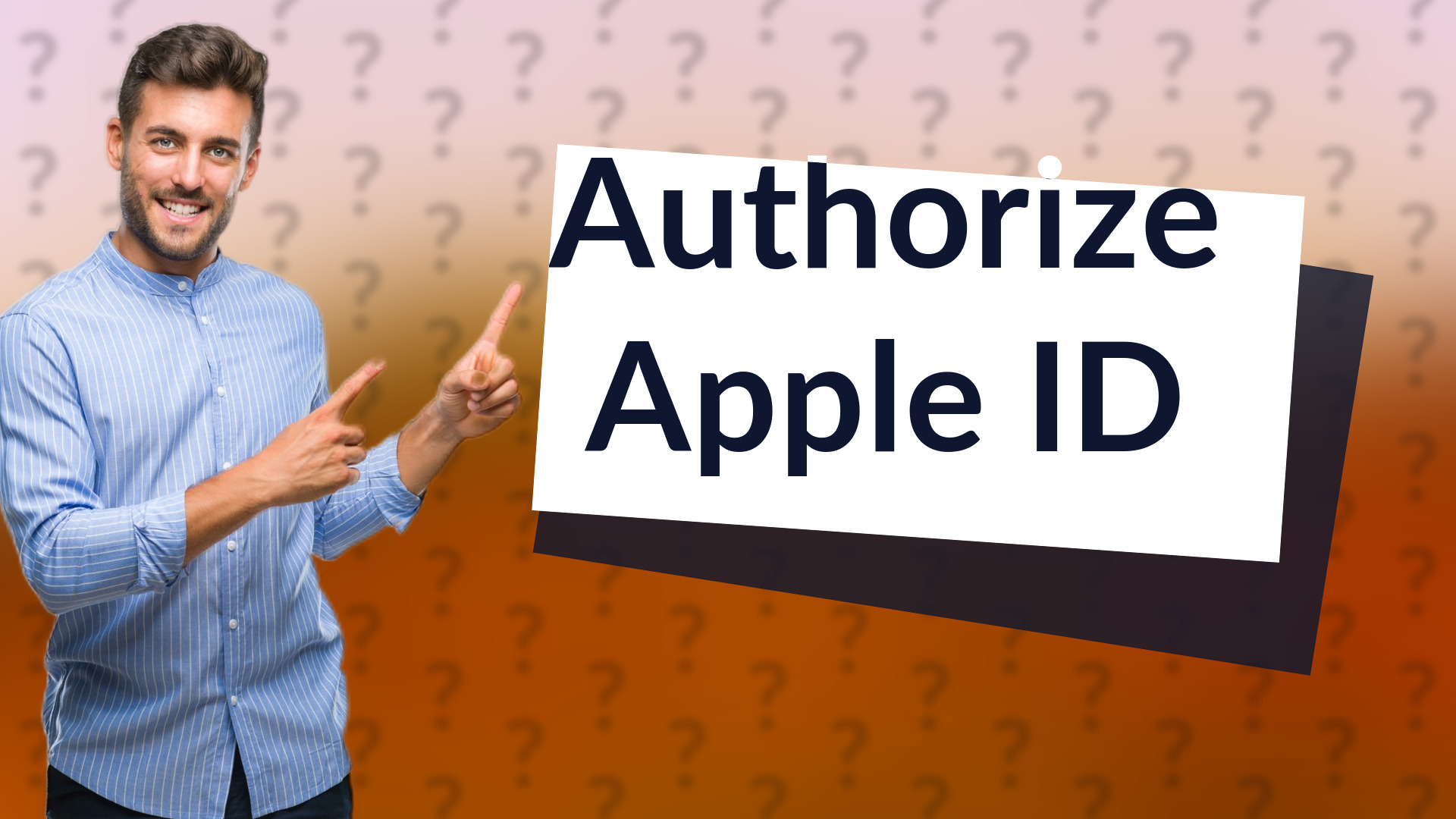 Authorize Apple ID