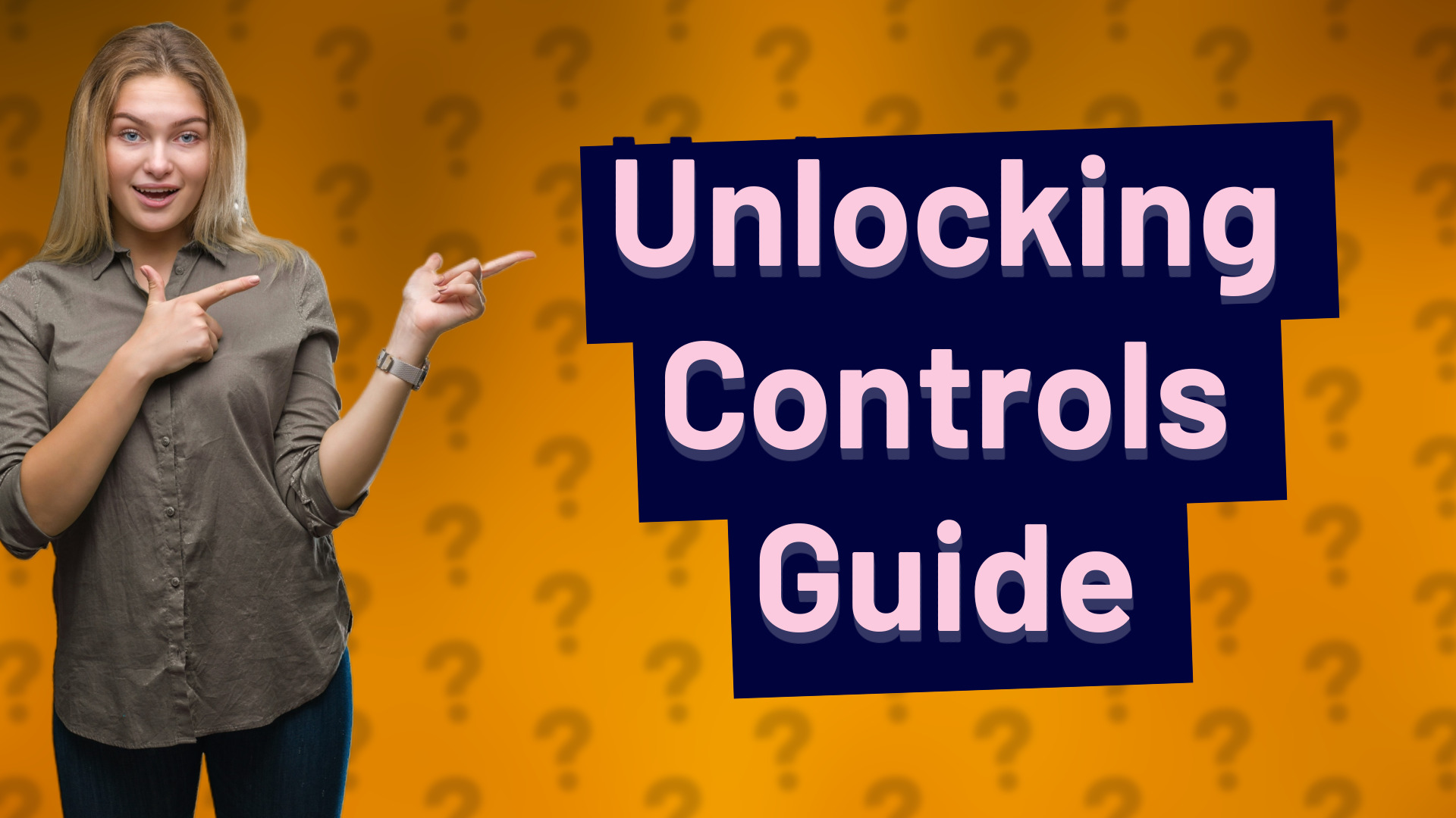 Unlocking Controls Guide