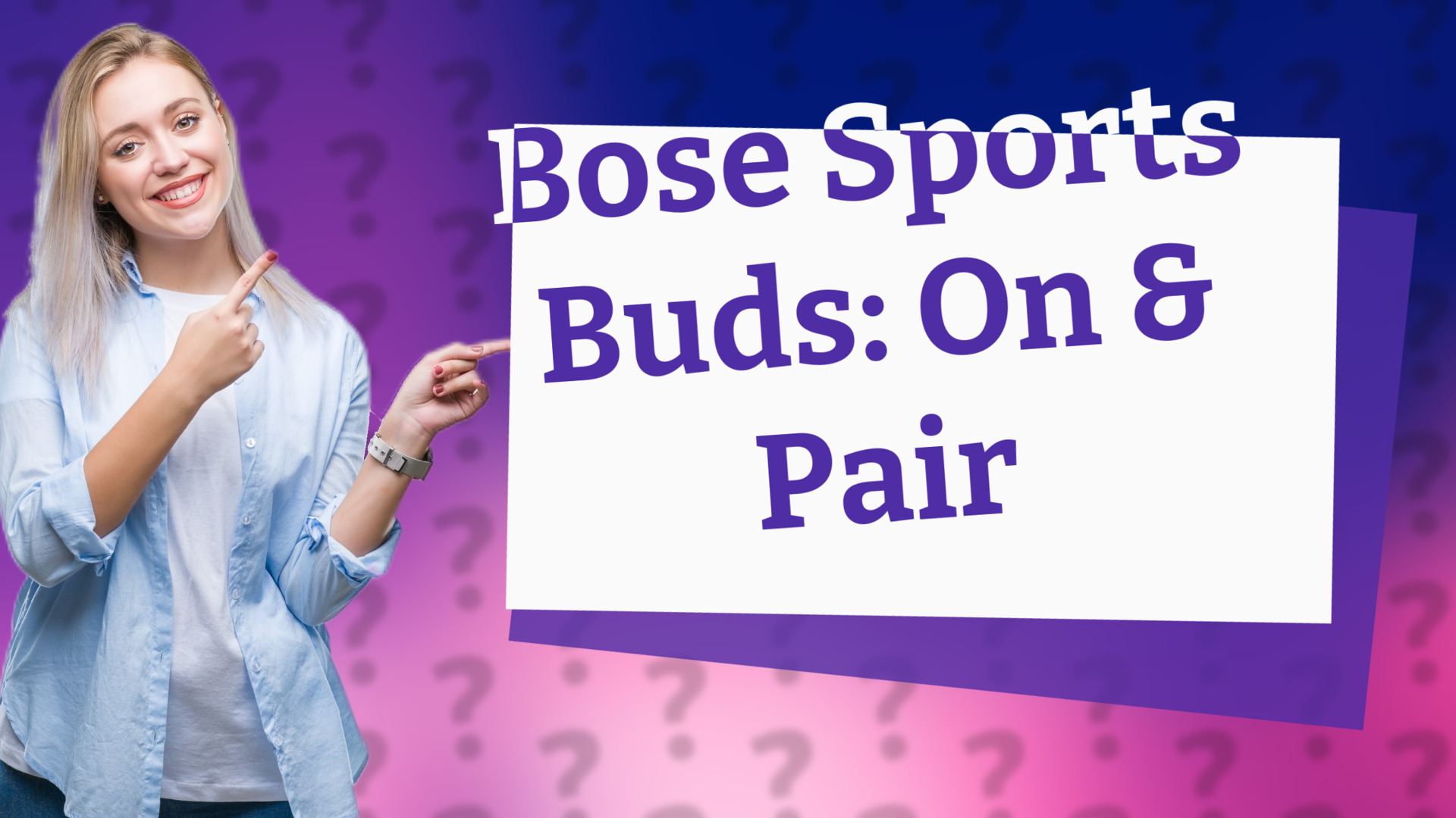 Bose Sports Buds: On & Pair
