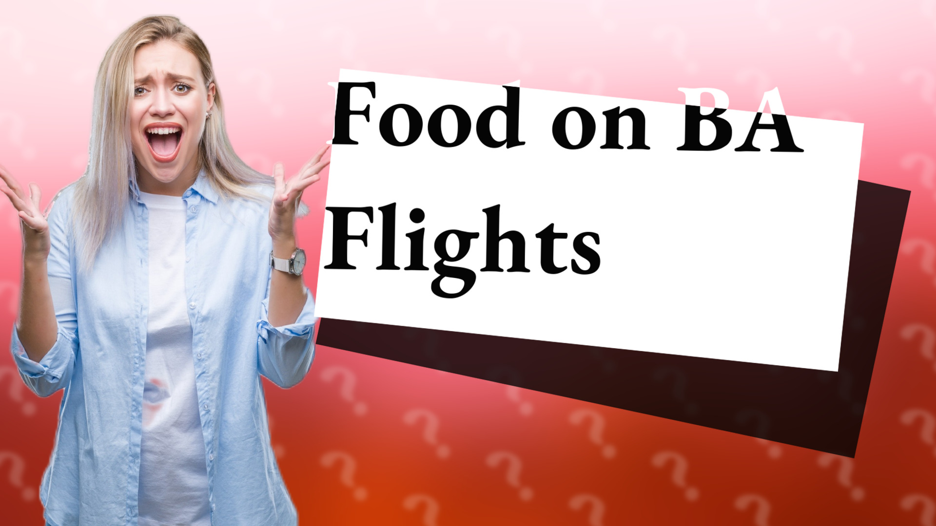 Food on BA Flights