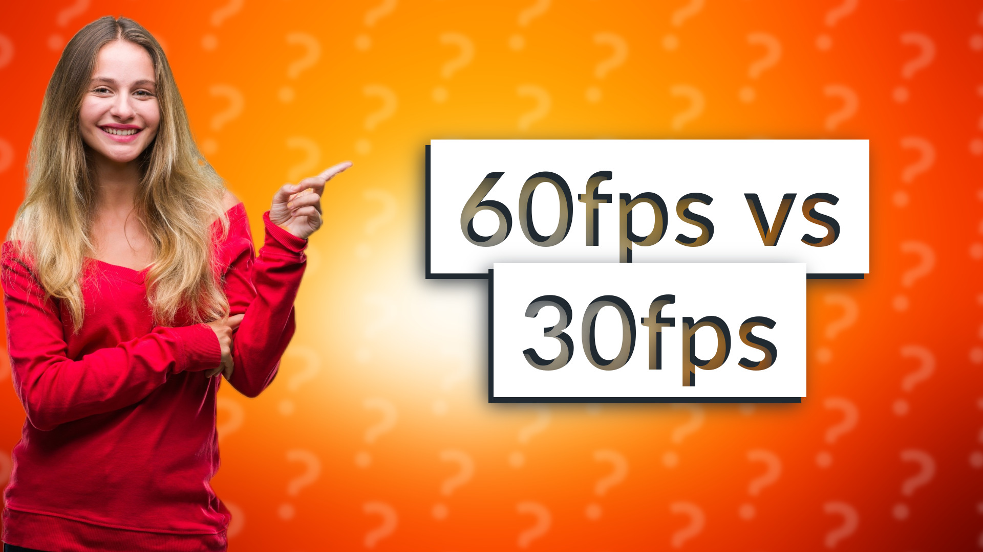 60fps vs 30fps