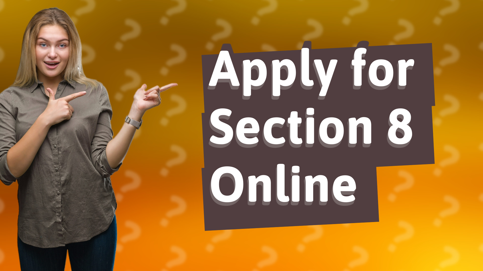 Apply for Section 8 Online