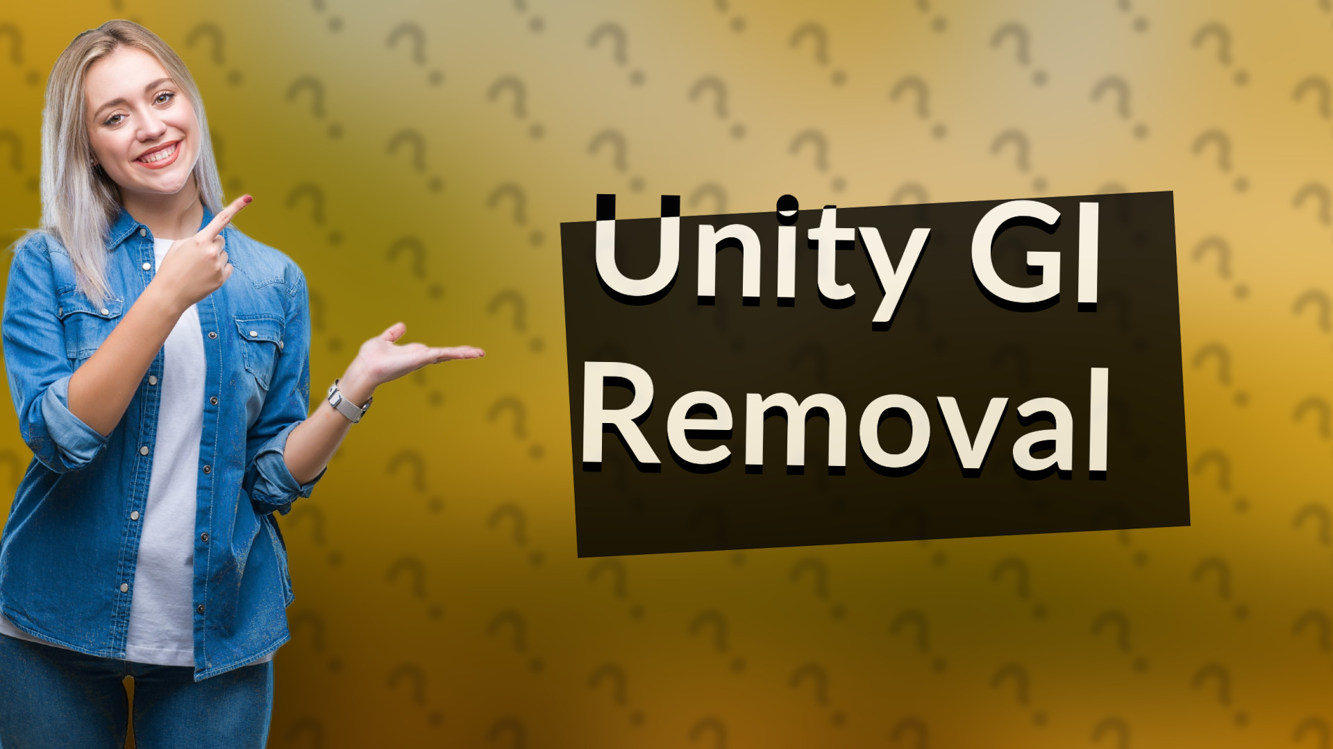 Unity GI Removal