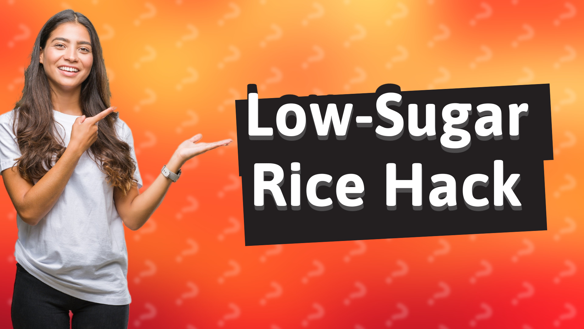 Low-Sugar Rice Hack