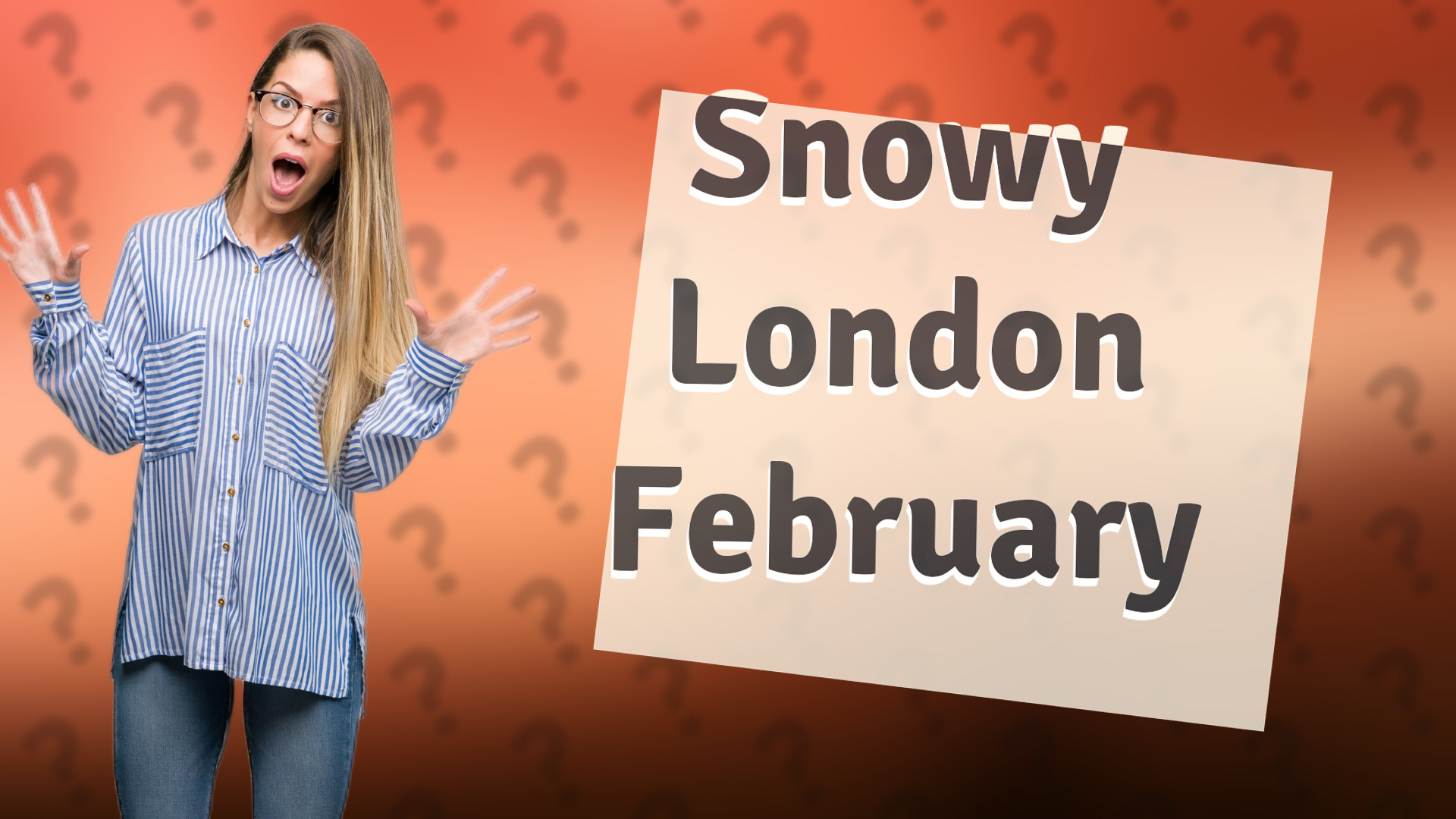 Snowy London February